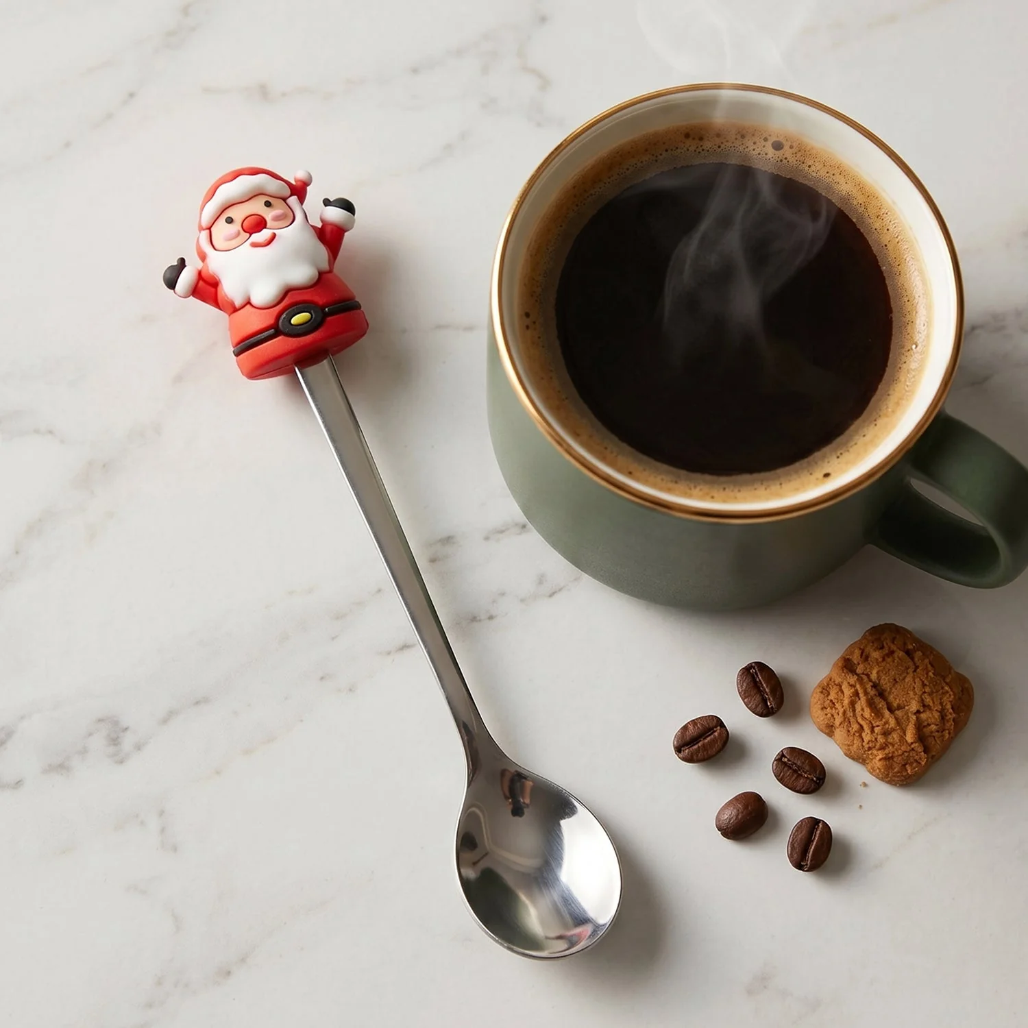 Golden Cartoon Spoon Set – Stylish & Durable Tableware for All - Image 4