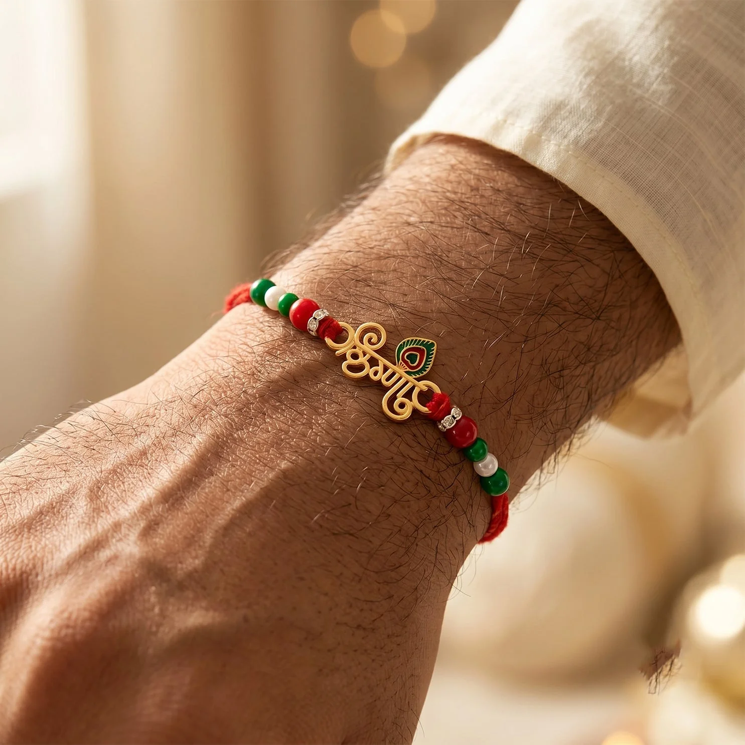 Rakhi – Stylish Traditional Wrist Thread for Raksha Bandhan - Image 2