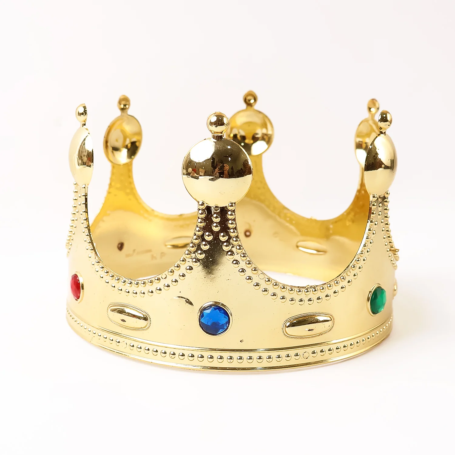 Royal Crown with Colored Gems – Lightweight Costume Headpiece - Image 5