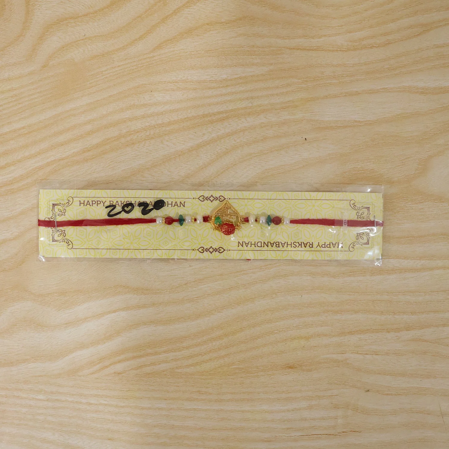 Golden Veer Meenakari Heart Rakhi – Elegant Festive Gift for Brothers - Image 7