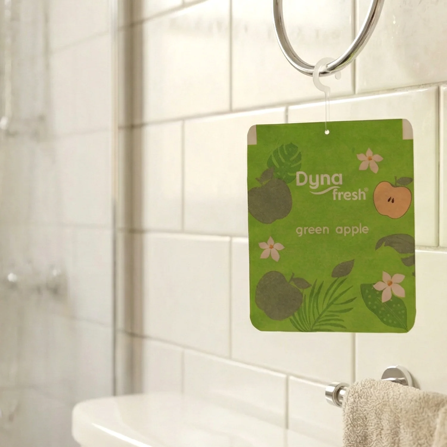 Green Apple Hanging Air Freshener Gel – Long Lasting Fruity Fragrance - Image 7