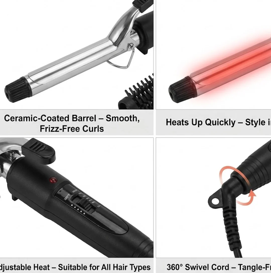 Hair Curling Iron – Professional Stylish Curls | Calm & Curl - Image 6