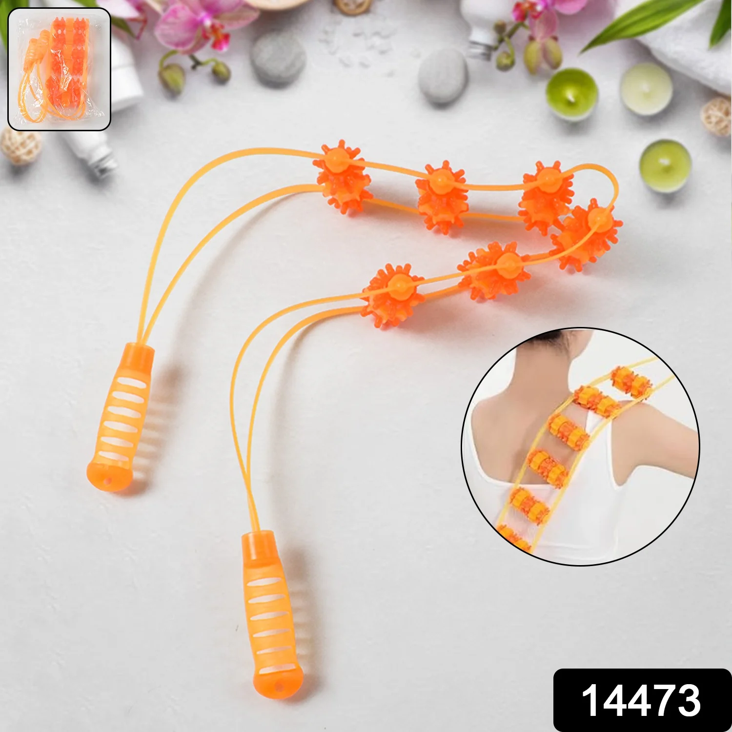Back Massage Roller Rope – Manual Muscle Relief for Body Pain - Image 2