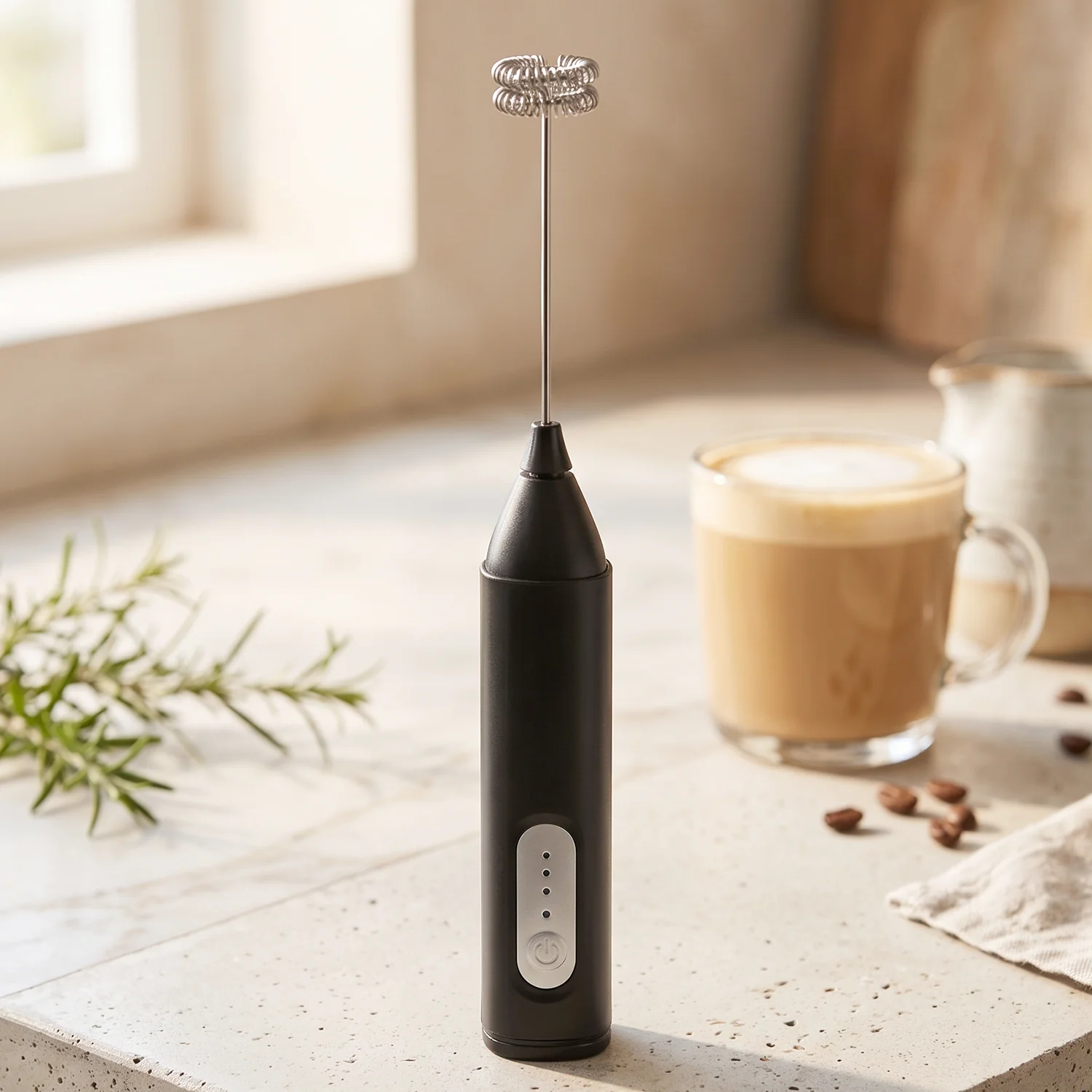 Handheld Electric Milk Frother Battery Coffee Foam Maker Whisk Mixer (1 Pc) - Image 5
