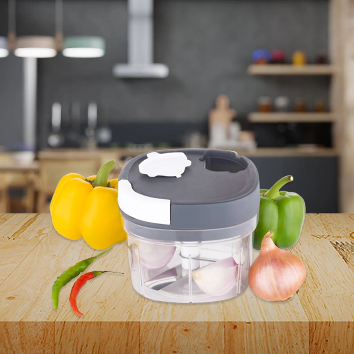 Handy Chopper – Manual Vegetable & Fruit Slicer | CookAura - Image 8