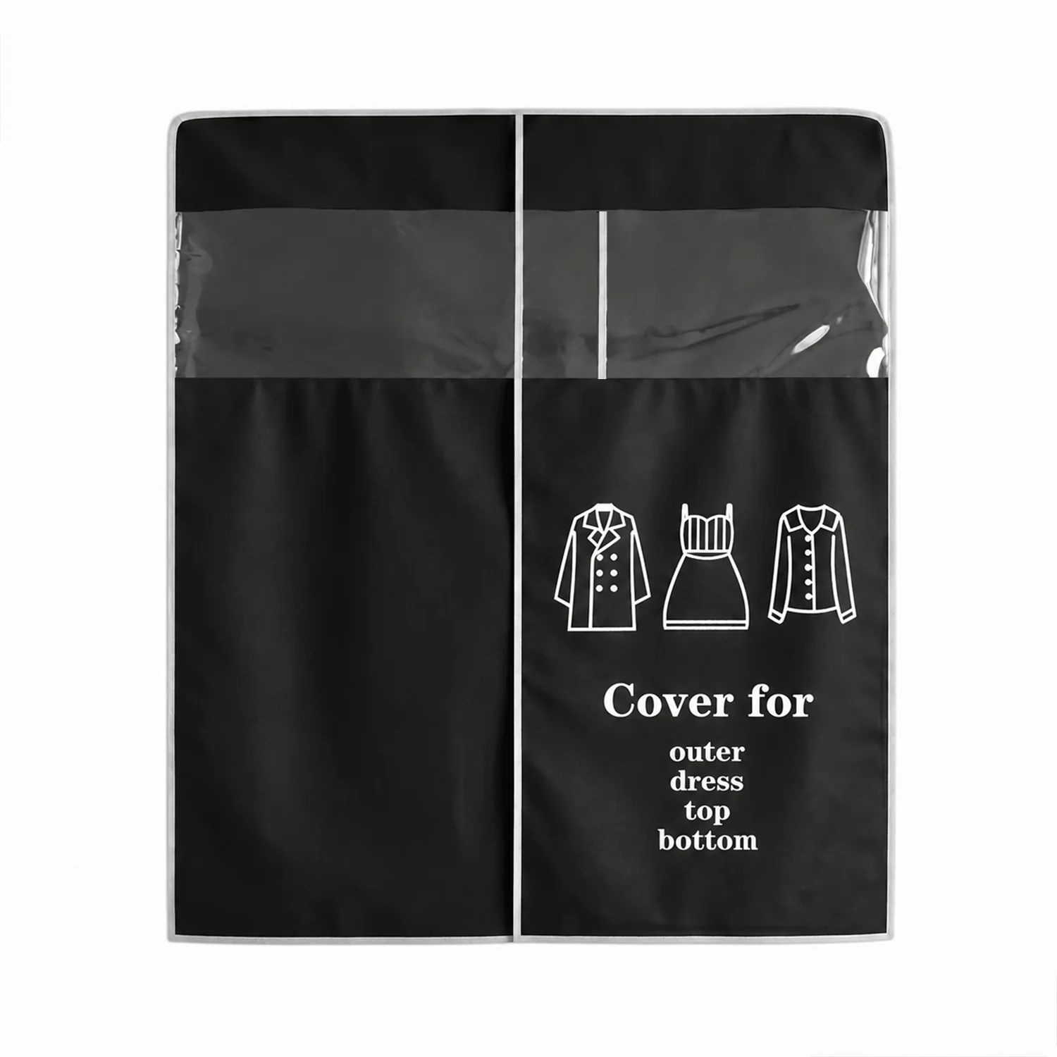 Hanging Garment Dust Cover – Keeps Clothes Neat & Dust-Free - Image 5