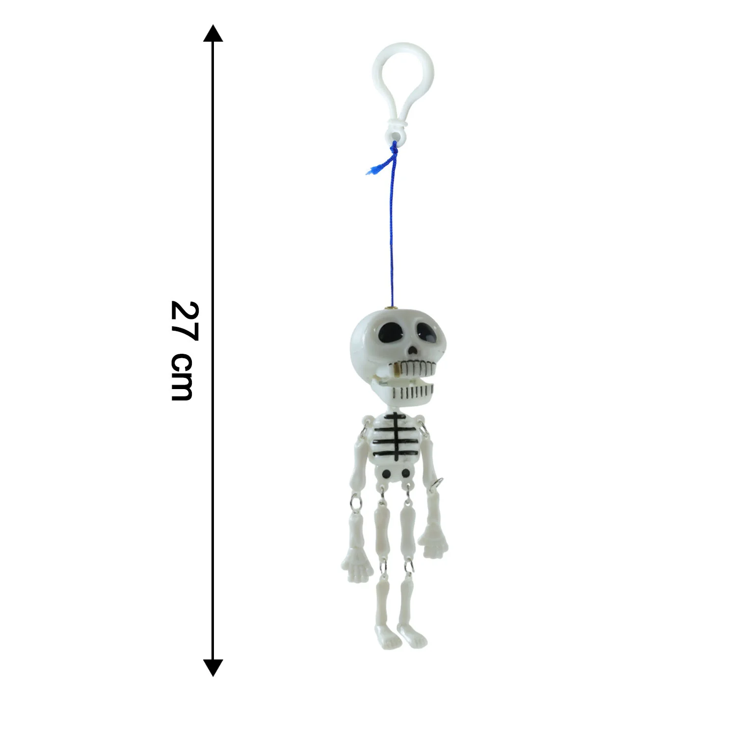 Skeleton Doll Keychain – Fun Hanging Clip-On Bag Charm - Image 6