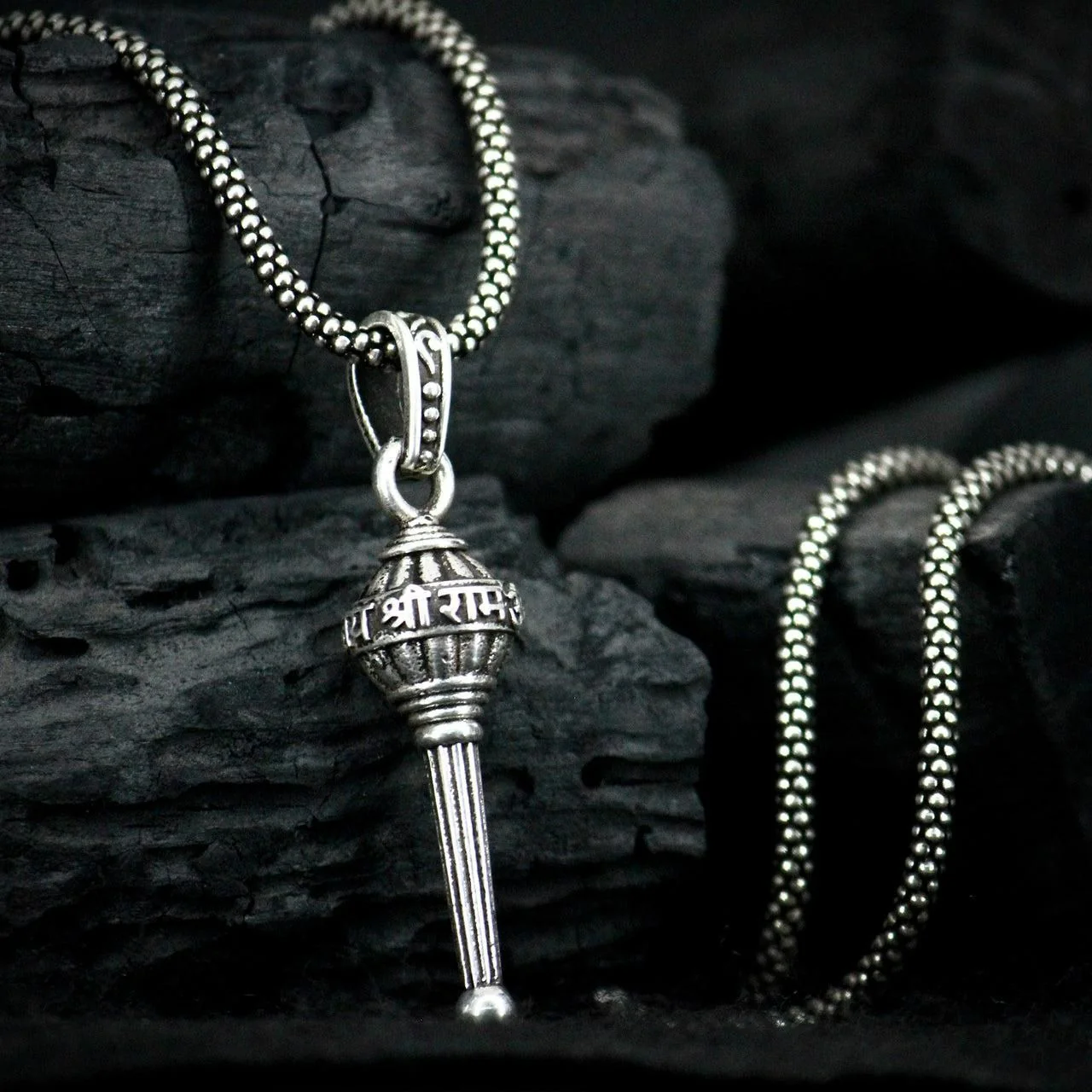 Hanuman Gada Pendant – Divine Strength Men's Chain | BBJ