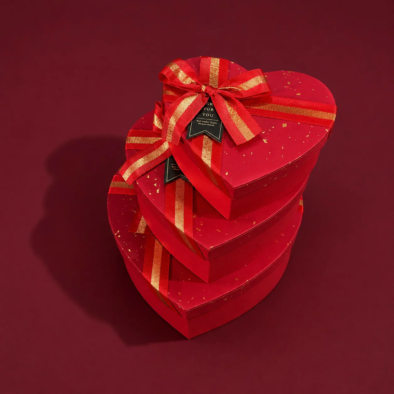 Heart-Shaped Gift Box Set – Elegant Nested Design for Special Occasions - Image 2