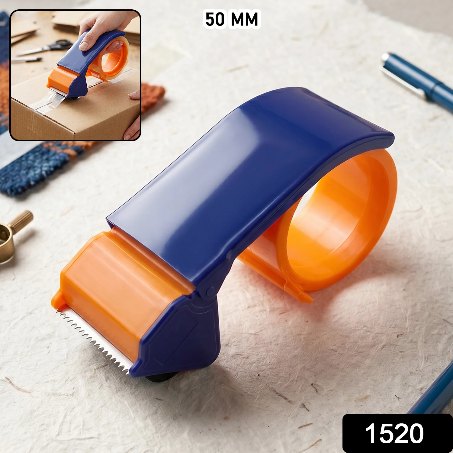 Heavy Duty 50MM Tape Cutter – Sharp Blade for Efficient Packing - Image 2
