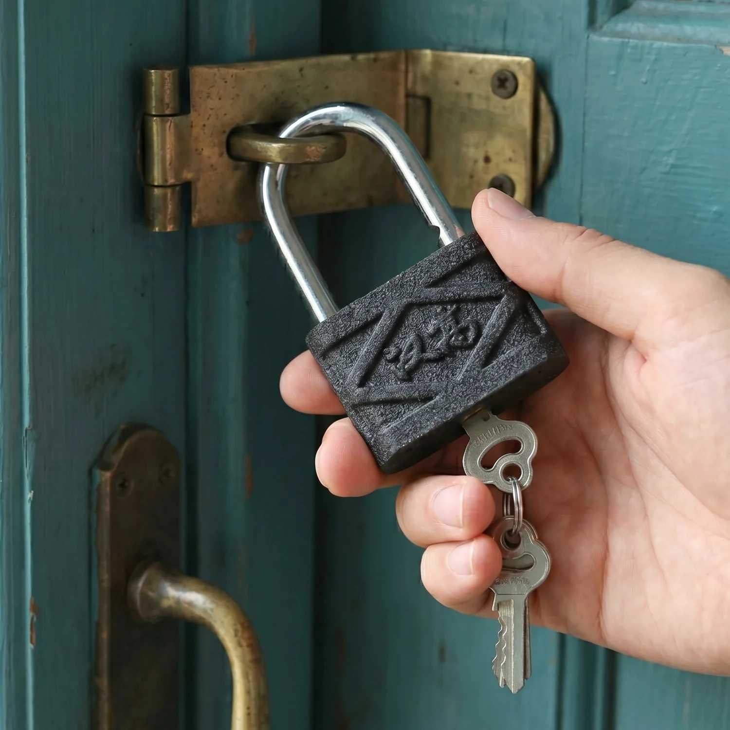 Heavy Duty Padlock – 60mm Iron Lock with 3 Keys | AutoSafeo - Image 5
