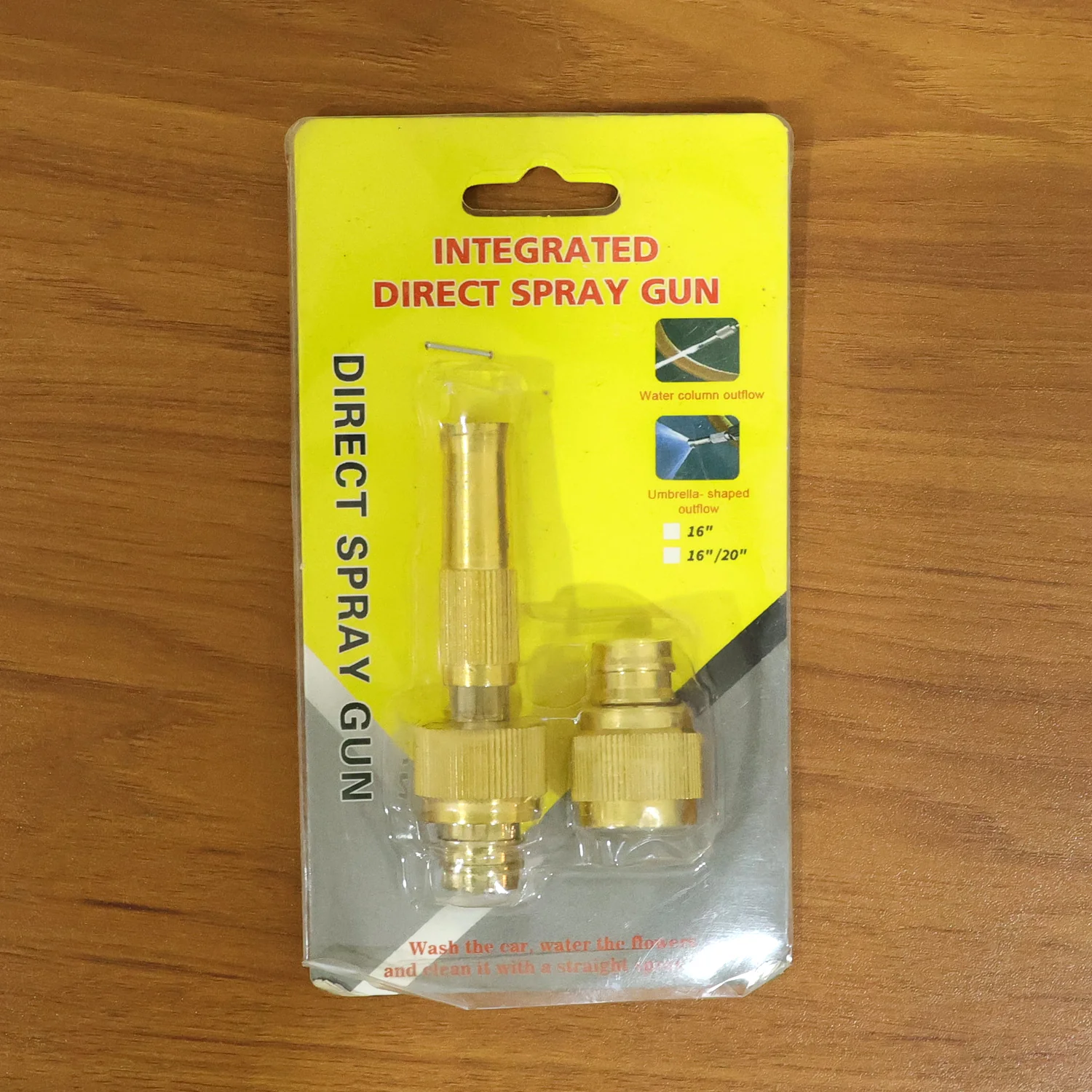 Heavy Duty Brass Garden Hose Nozzle – Adjustable Water Spray for Outdoor Use - Image 8