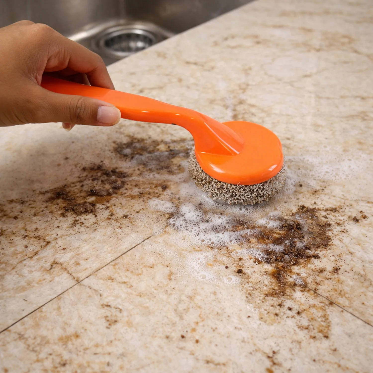 Heavy Duty Cleaning Scrubber Set – Long Handle for Tough Stains - Image 6