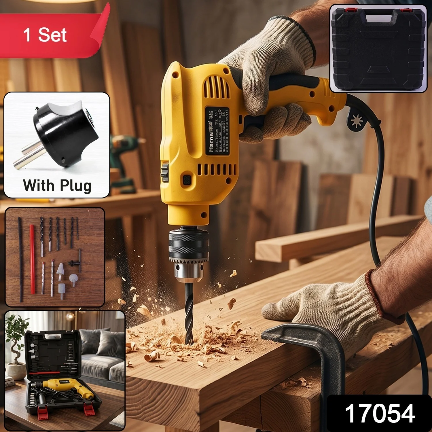 Heavy Duty Electric Drill – Powerful & Versatile for Professional Use - Image 3