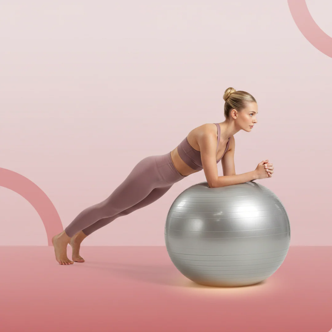 75CM Stability Gym Ball – Heavy Duty Non-Slip Fitness Ball - Image 4