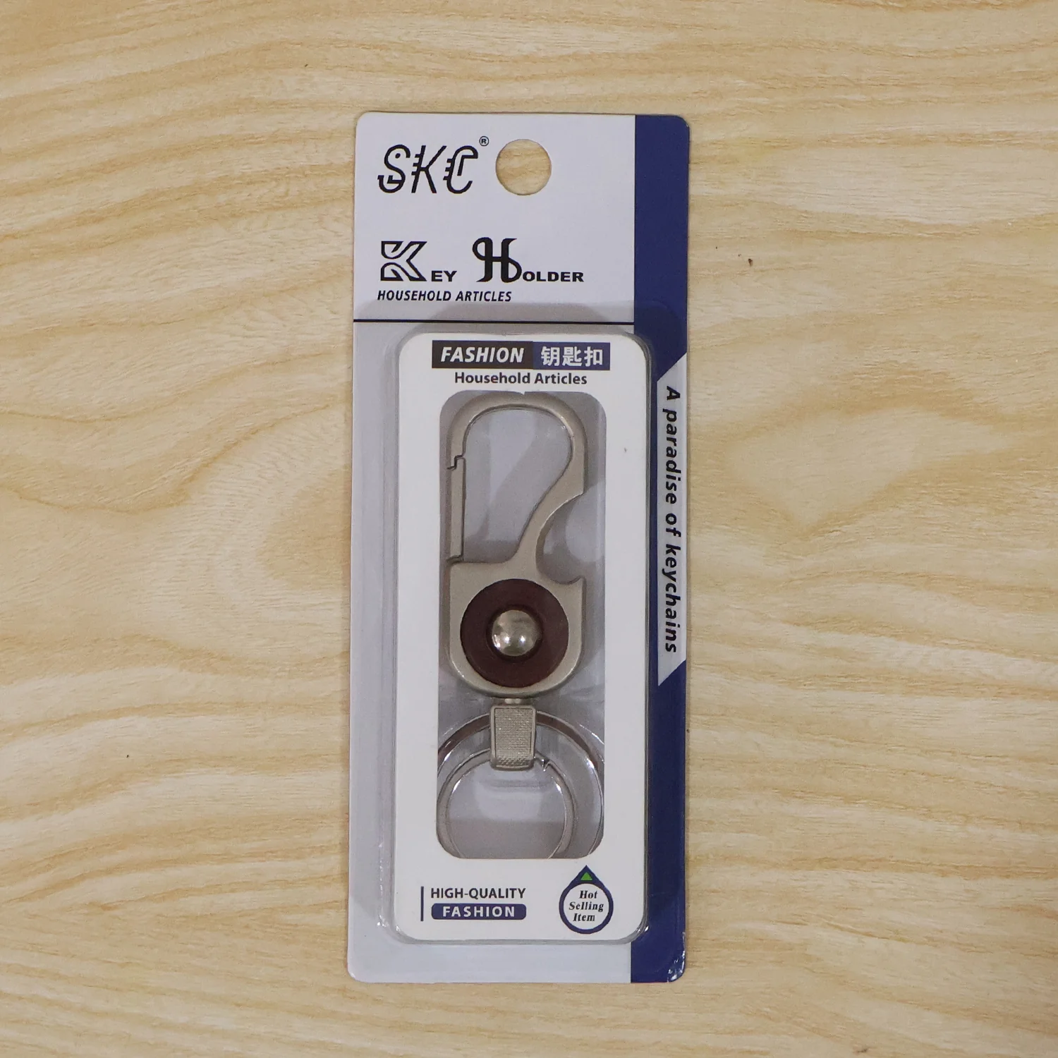 Heavy Duty Metal Key Holder – Secure Lock Carabiner & Dual Rings - Image 8