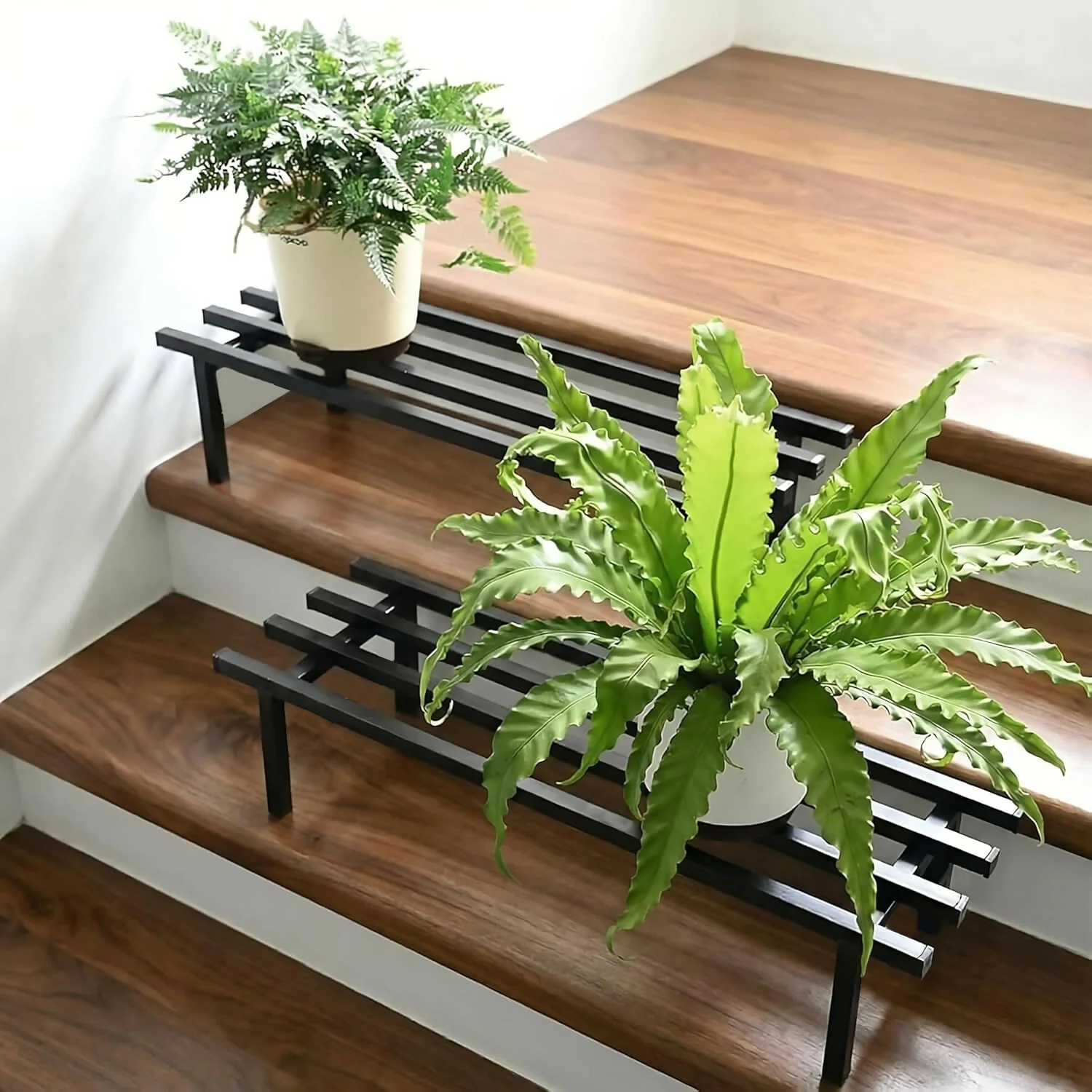 Metal Plant Stand – Heavy Duty Rectangular Flower Pot Rack - Image 4