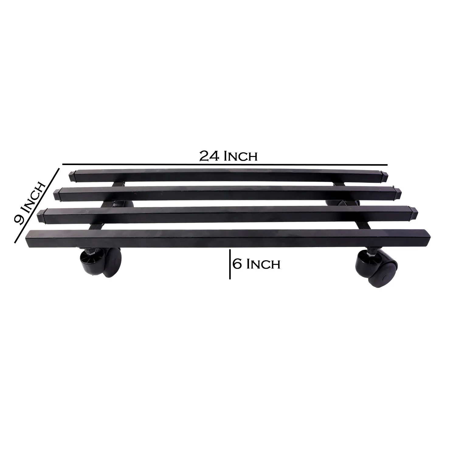 Rolling Metal Plant Stand – Heavy-Duty Mobile Garden Trolley - Image 6