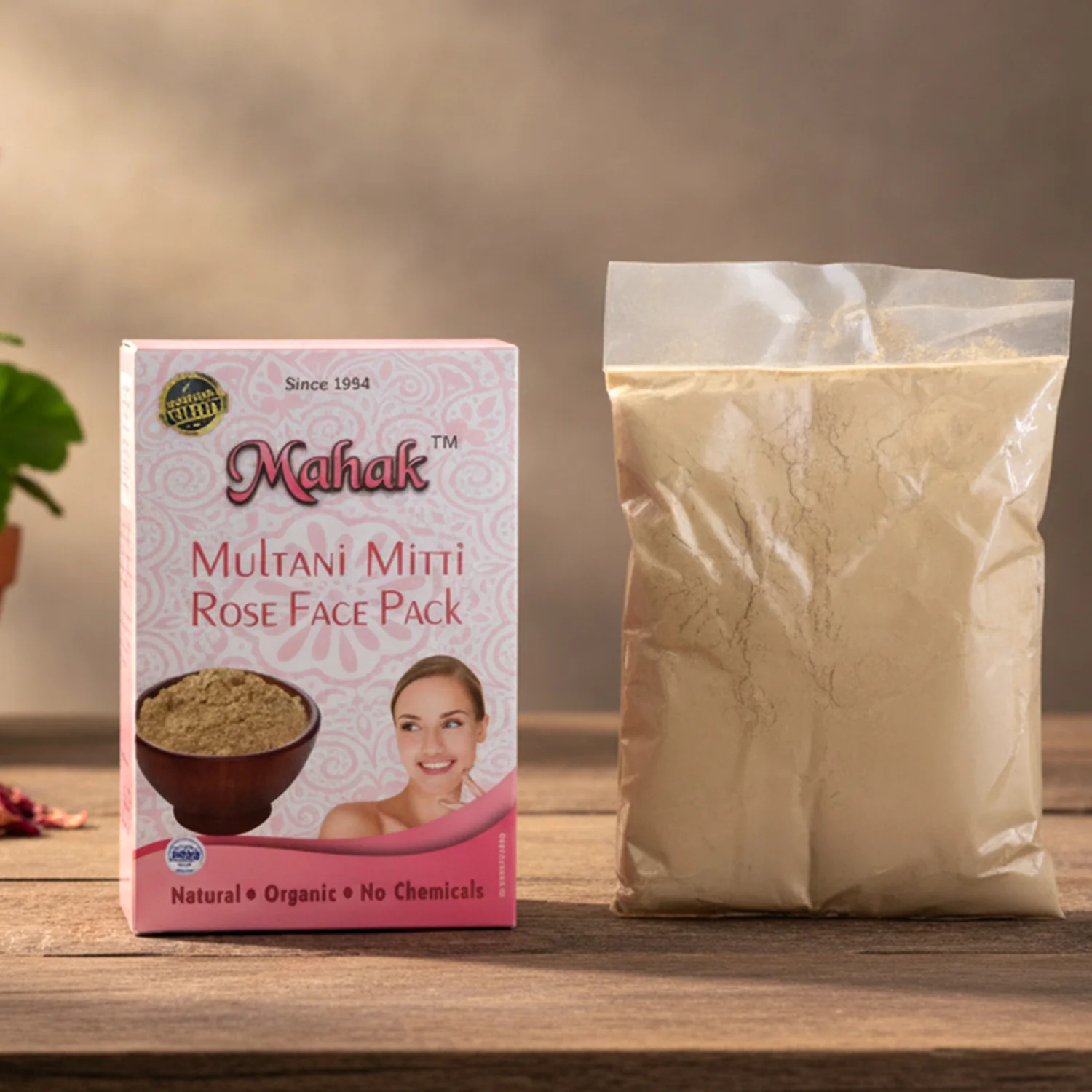 Multani Mitti Rose Face Pack – Herbal Deep Cleansing 80gm - Image 6