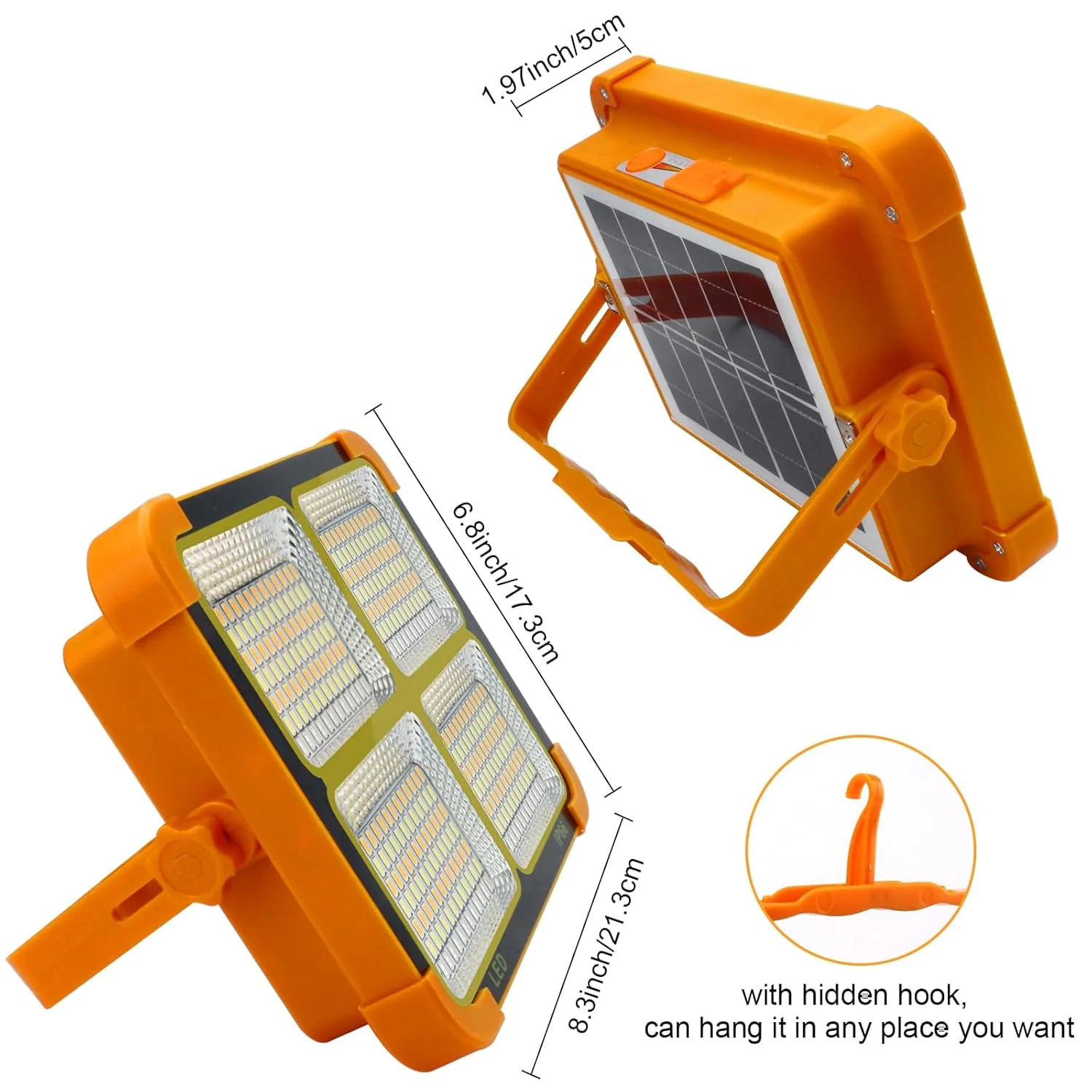 Solar LED Flood Light – High Brightness & Portable Power Bank - Image 7