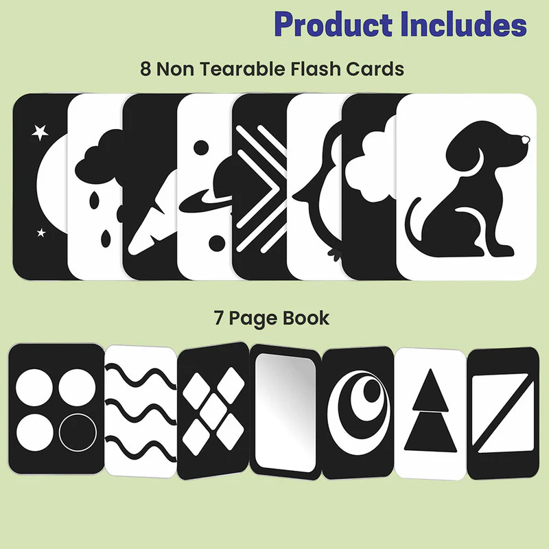 High-Contrast Flash Cards – Stimulate Newborn Visual Development - Image 4