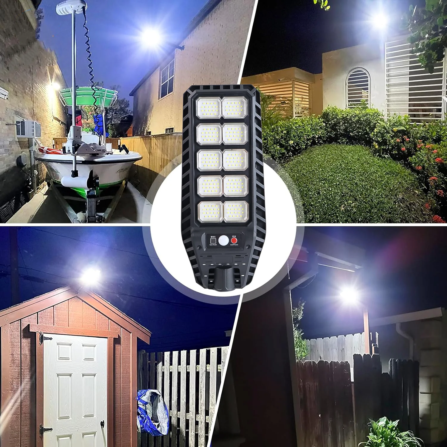Solar LED Street Light – High-Powered Motion Sensor & Remote Control - Image 4