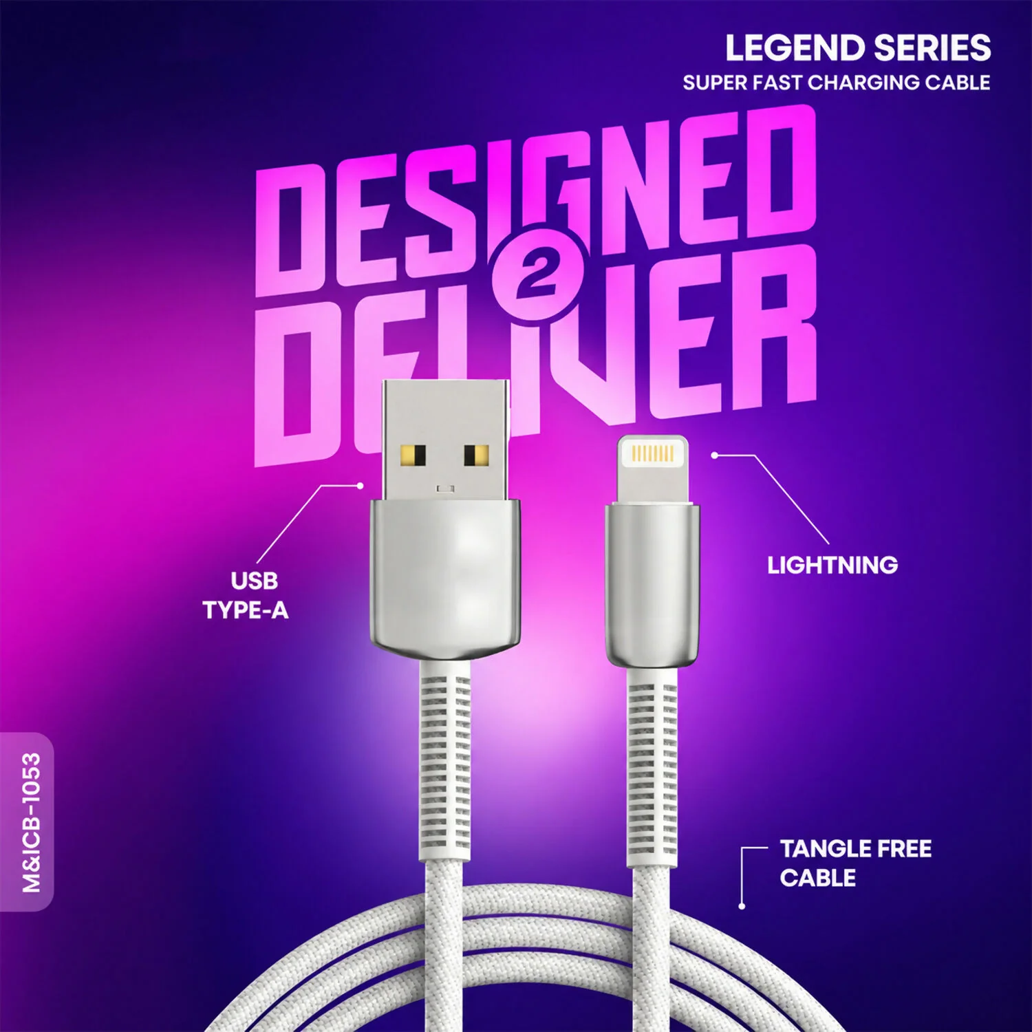 High Speed USB A to Lightning Cable – 25W Fast Charging & Data Transfer - Image 4