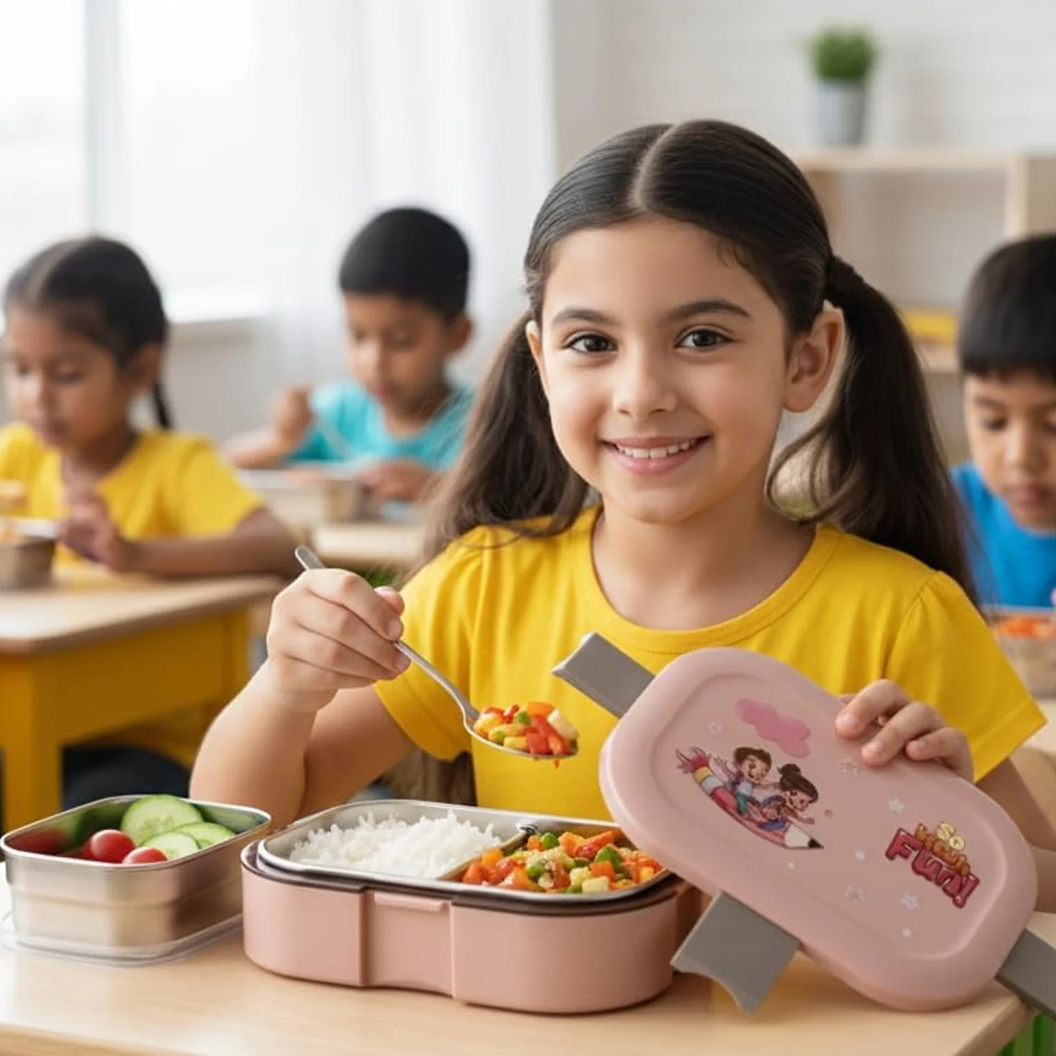 Leak-Proof Stainless Steel Lunch Box – Premium & Airtight - Image 3