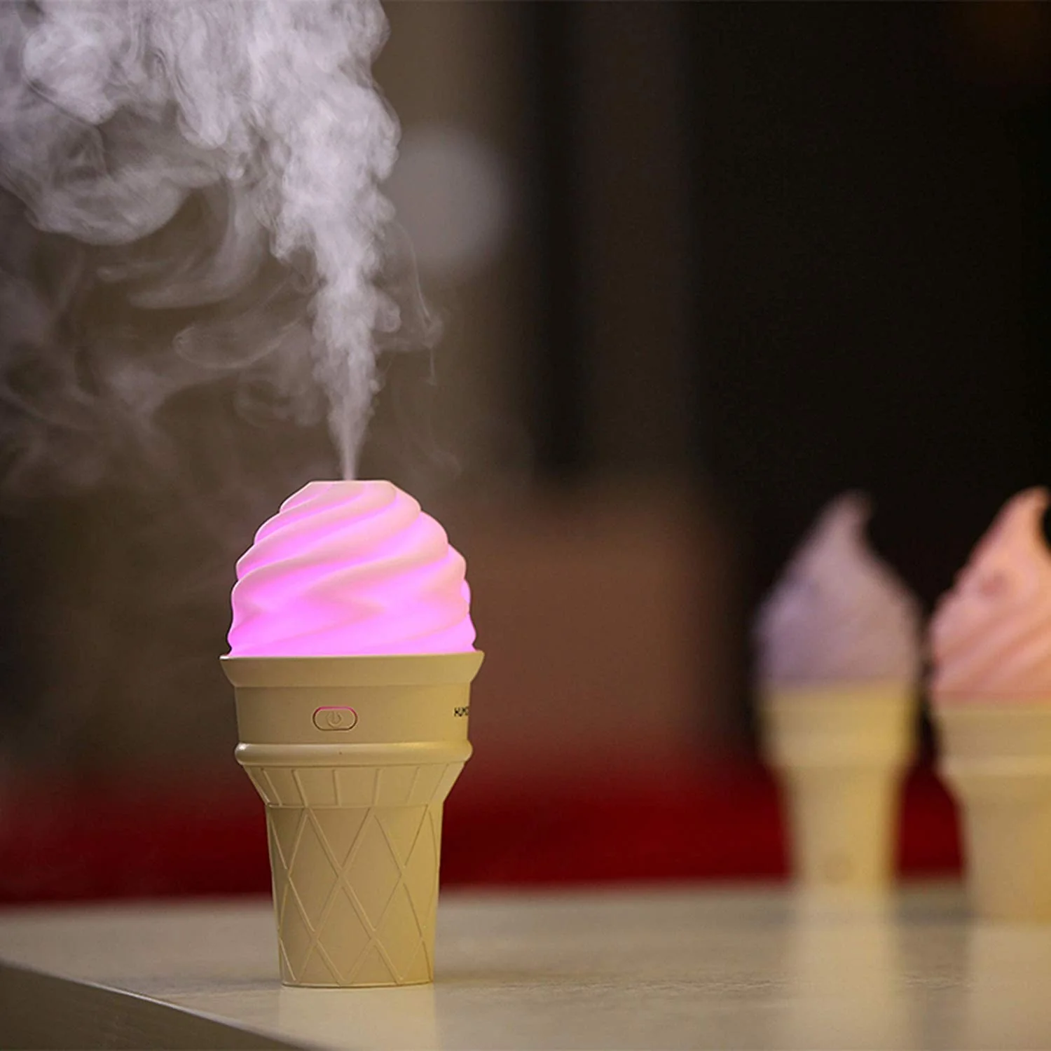 Ice Cream LED Humidifier – Portable Air Moisturizer & Fragrance Diffuser - Image 4