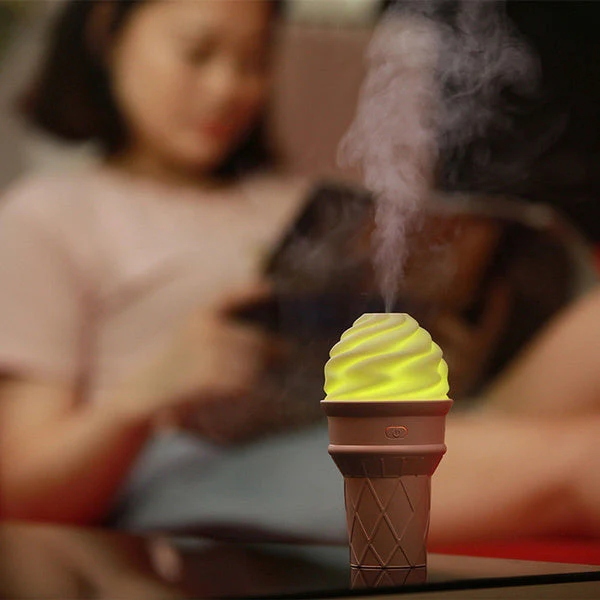 Ice Cream LED Humidifier – Portable Air Moisturizer & Fragrance Diffuser - Image 5