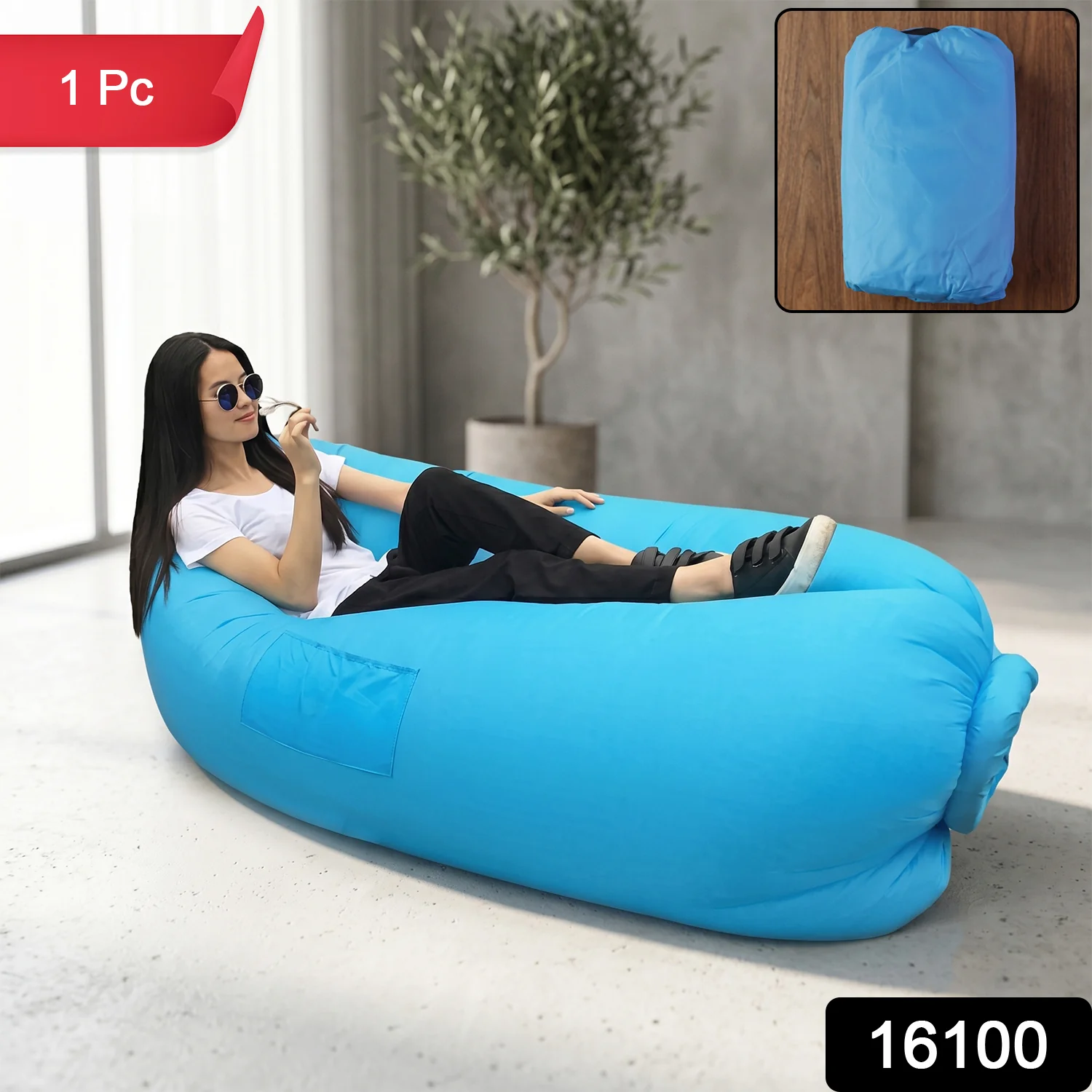 Inflatable Lounger – Portable Outdoor Couch for Relaxation - Image 2