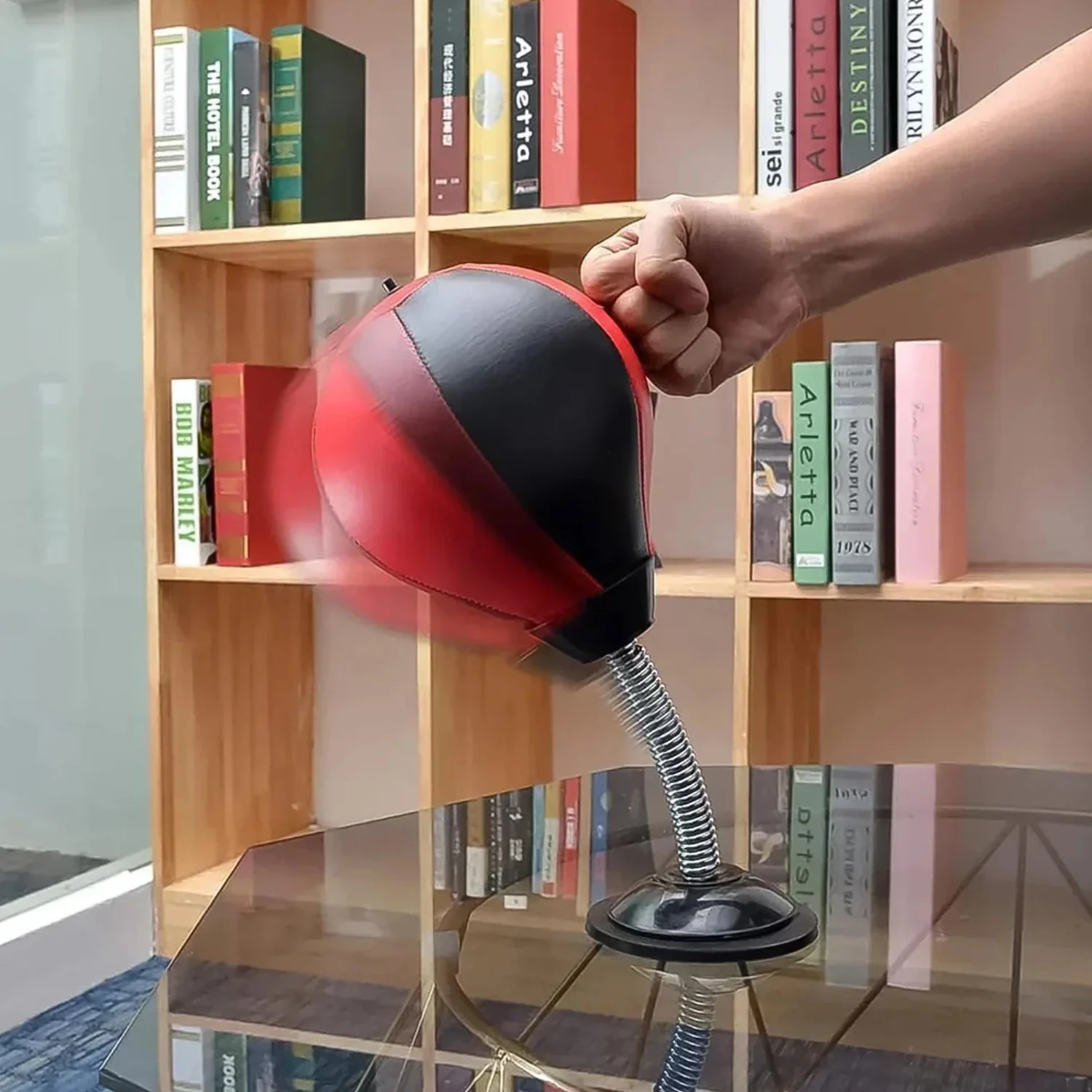 Inflatable Desktop Punching Bag – Stress Relief & Reflex Training - Image 5