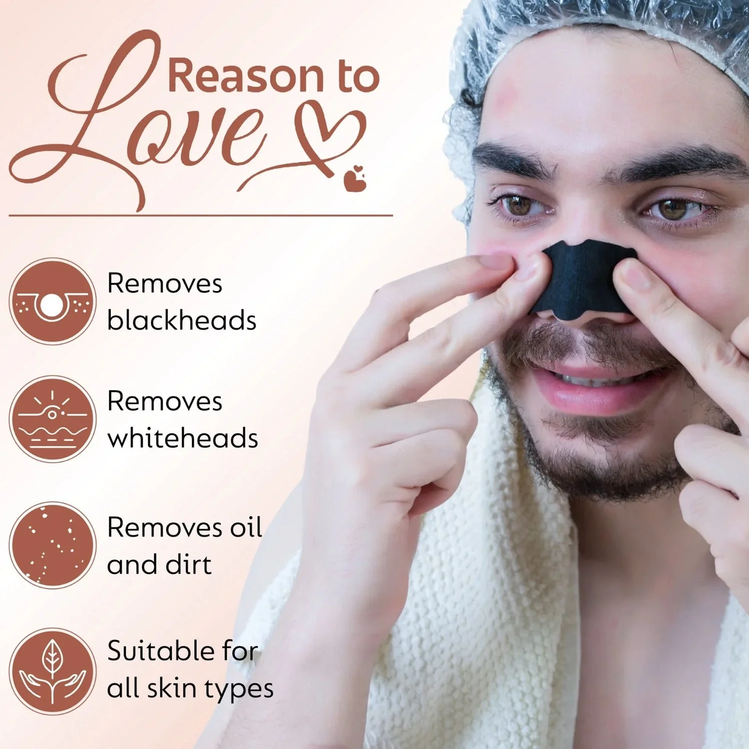 Bamboo Charcoal Nose Strips – Deep Cleansing & Blackhead Removal - Image 6