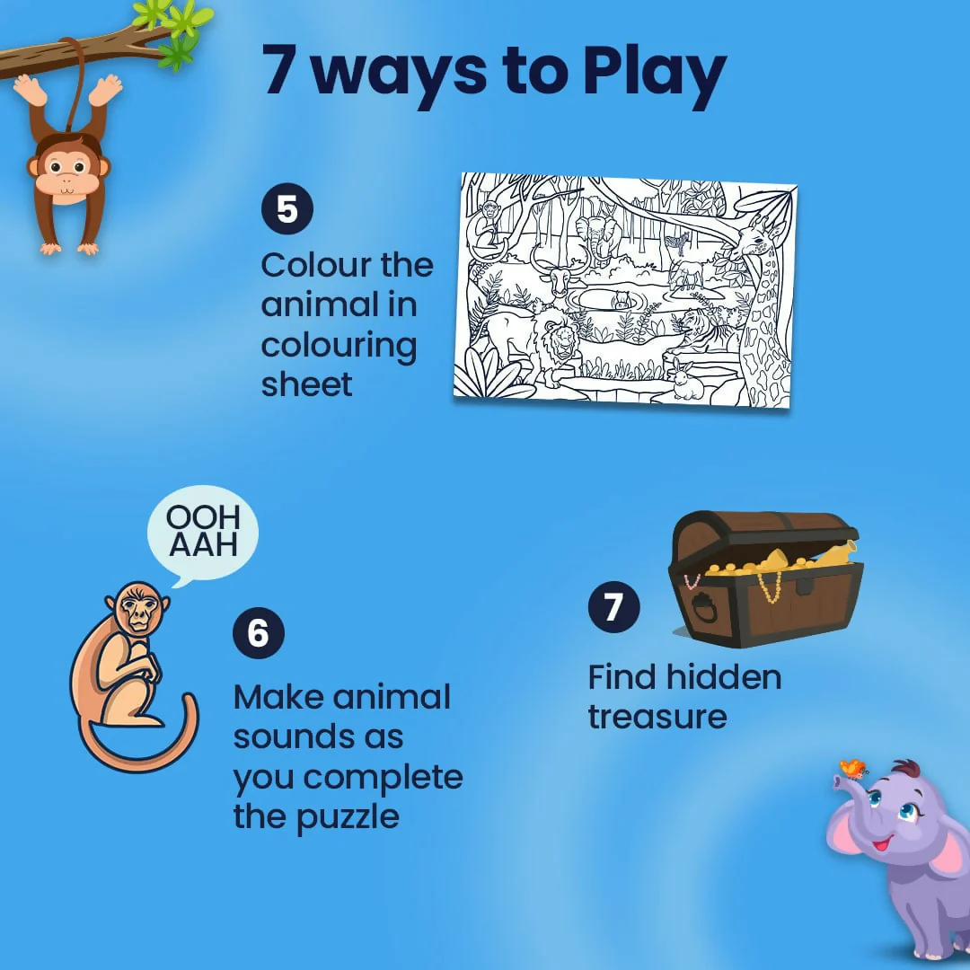 Jungle Mystery Puzzle – Educational & Fun for Kids 3+ - Image 5