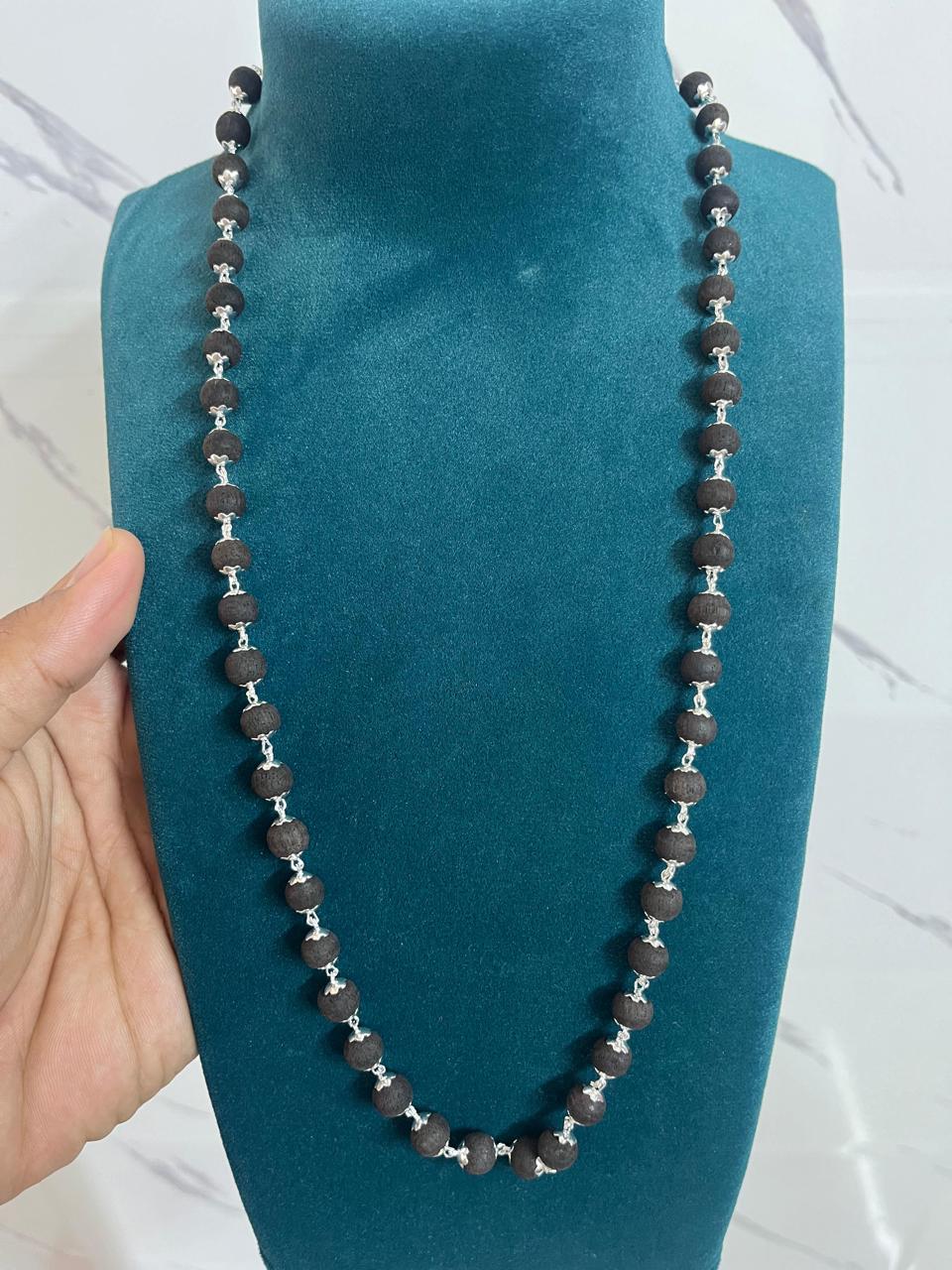 Karungali Malai – Original Ebony Wood 8mm Beads | BBJ - Image 5