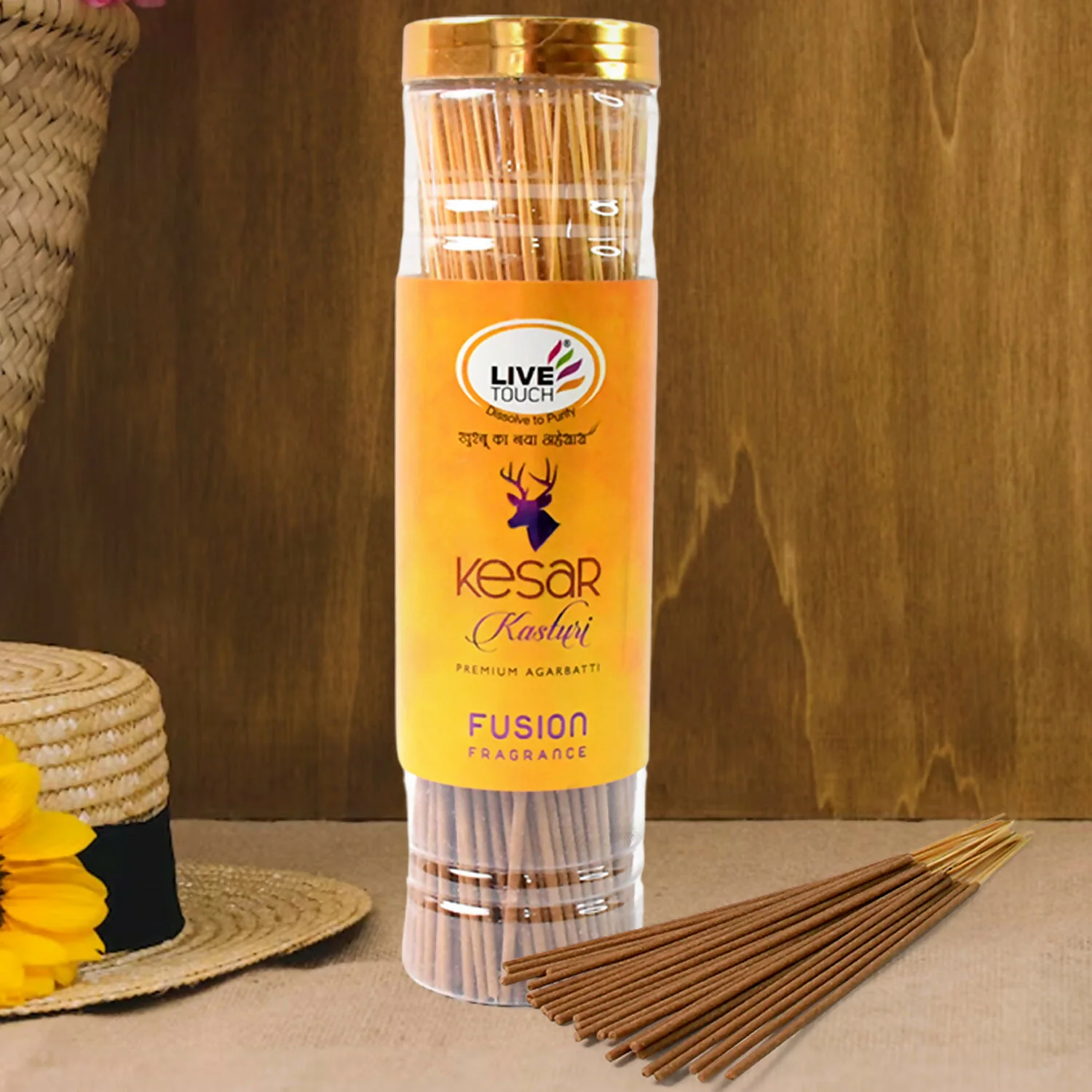 Kesar Kastoori Premium Agarbatti – Natural Fragrant Incense Sticks - Image 3