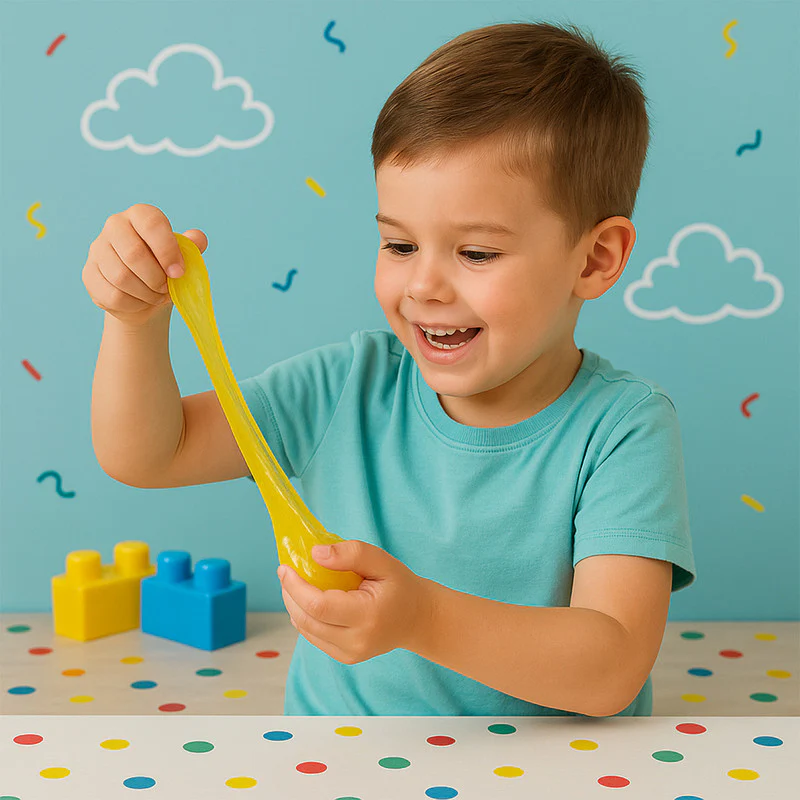 Sensory Play Gel – Soft, Clear Slime for Creativity & Stress Relief - Image 3