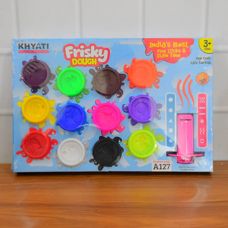 Creative Play Dough Set – 12 Bright Non-Toxic Colours and Shapes - Image 6