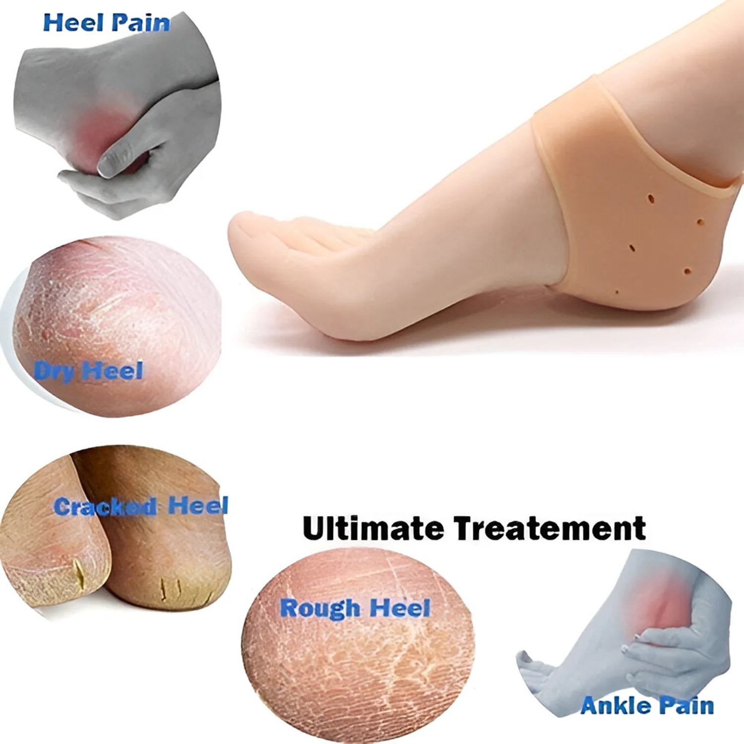 Kid Silicone Heel Protectors – Soft Gel Cushions for Heel Care - Image 4