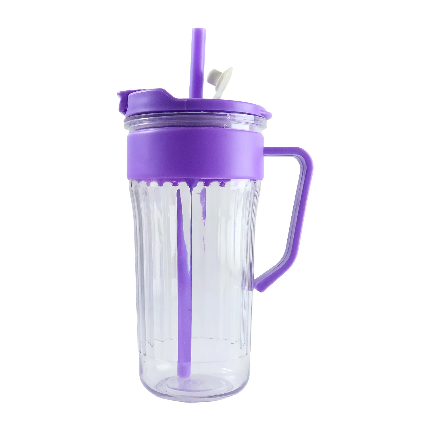 Plastic Tumbler for Kids – Spill-Free 500ml with Straw & Handle - Image 5