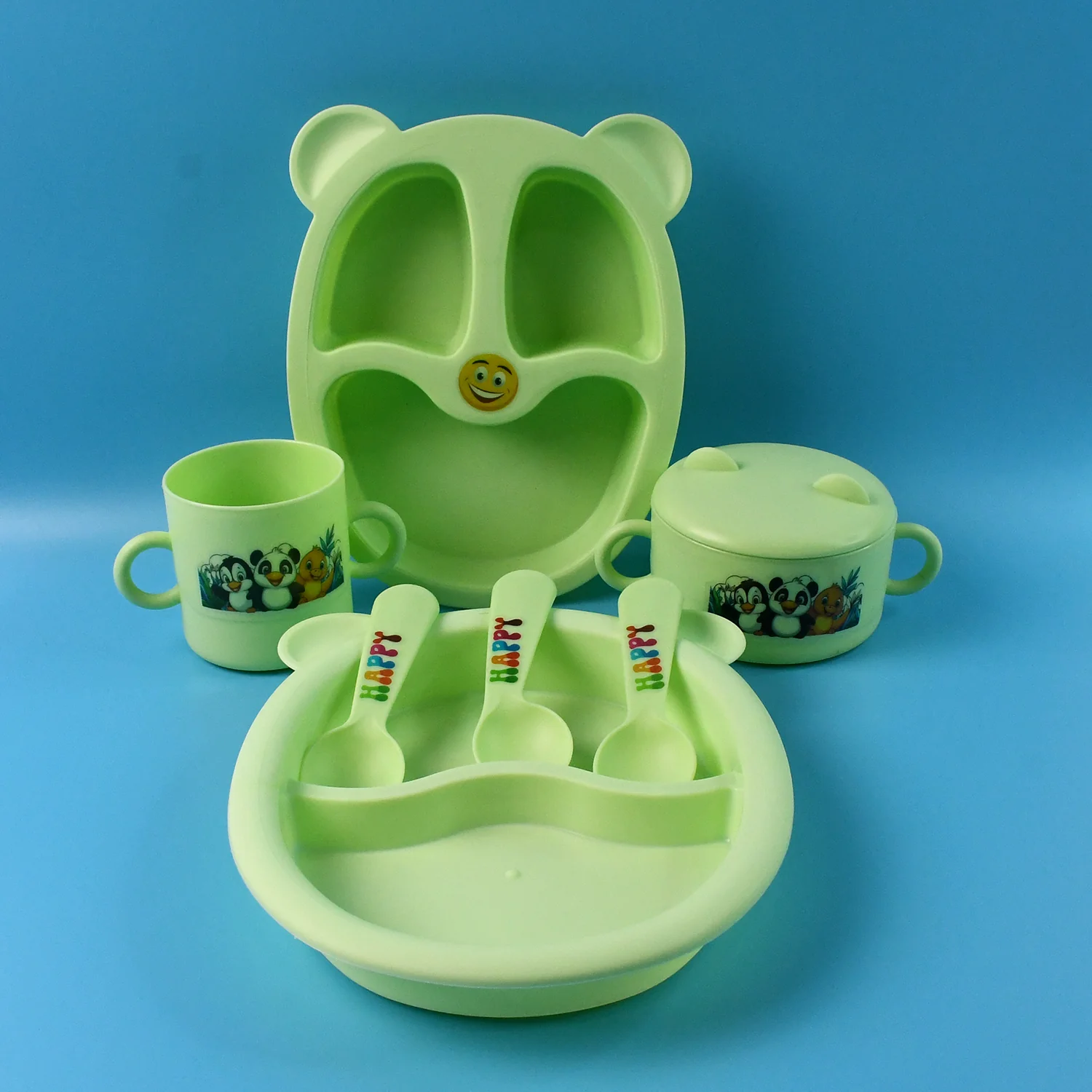 Kids Feeding Dinner Set – 8-Piece BPA-Free Toddler Meal Kit - Image 6