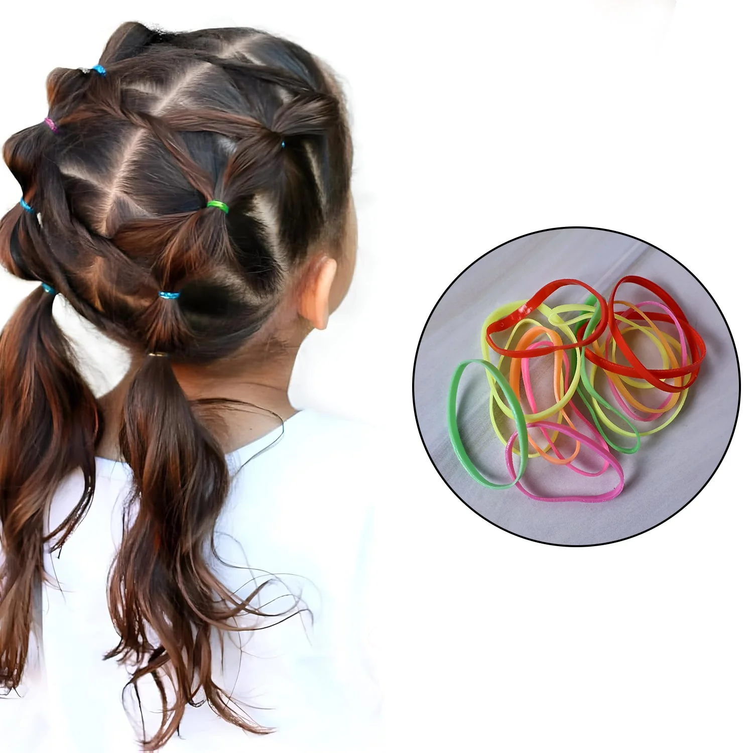Kids Hair Accessories Set – Vibrant Mix with Storage Box - Image 6
