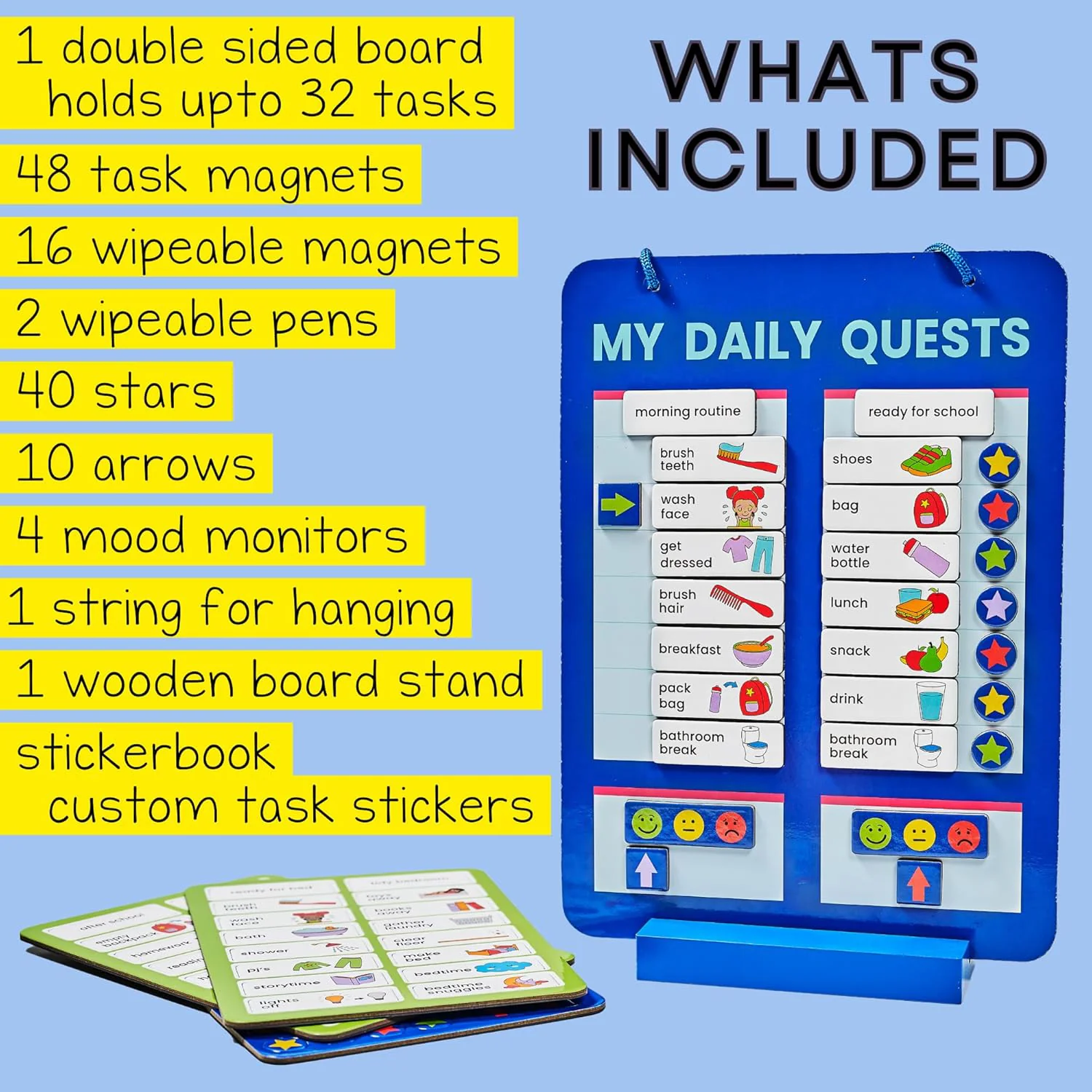 Magnetic Routine Board – Engaging Habit Tracker for Kids - Image 5
