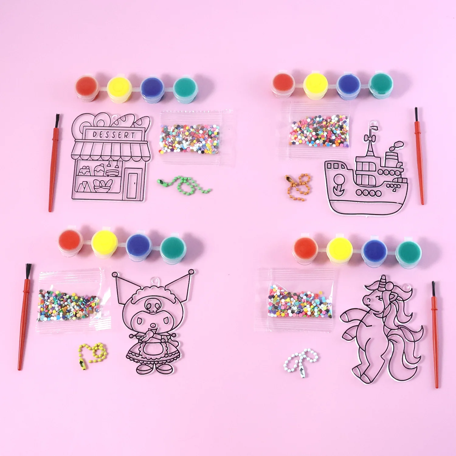 Kids Paint Coloring & Craft Activity Set – Complete Creative DIY Kit - Image 7
