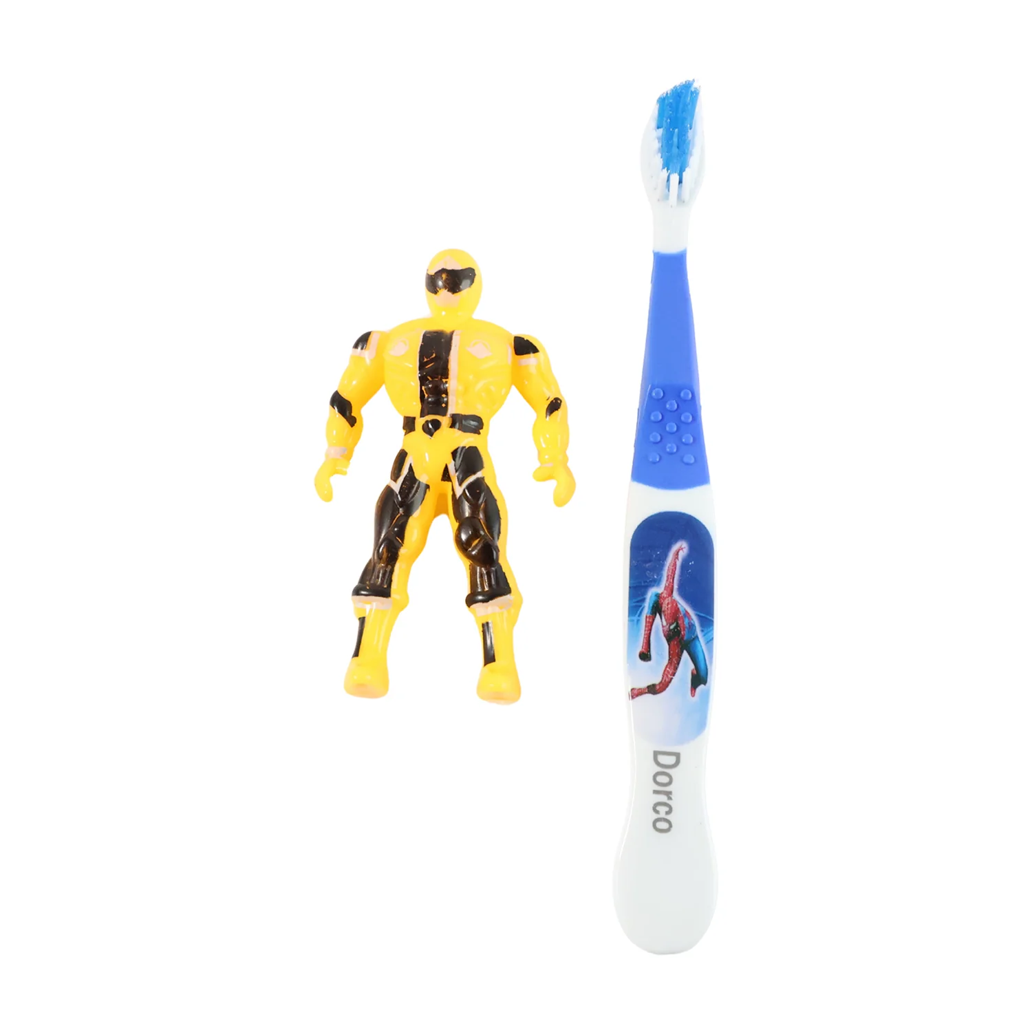 Kids Toothbrush Set – Soft Bristles with Fun Cartoon Robot Toy - Image 5