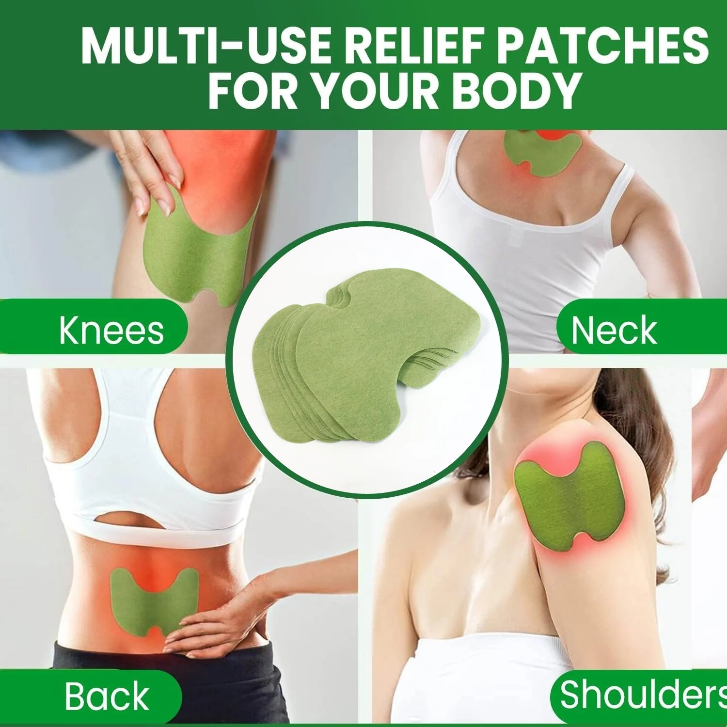 Knee Relief Patches – Herbal Pain Support with Adhesive Comfort - Image 6