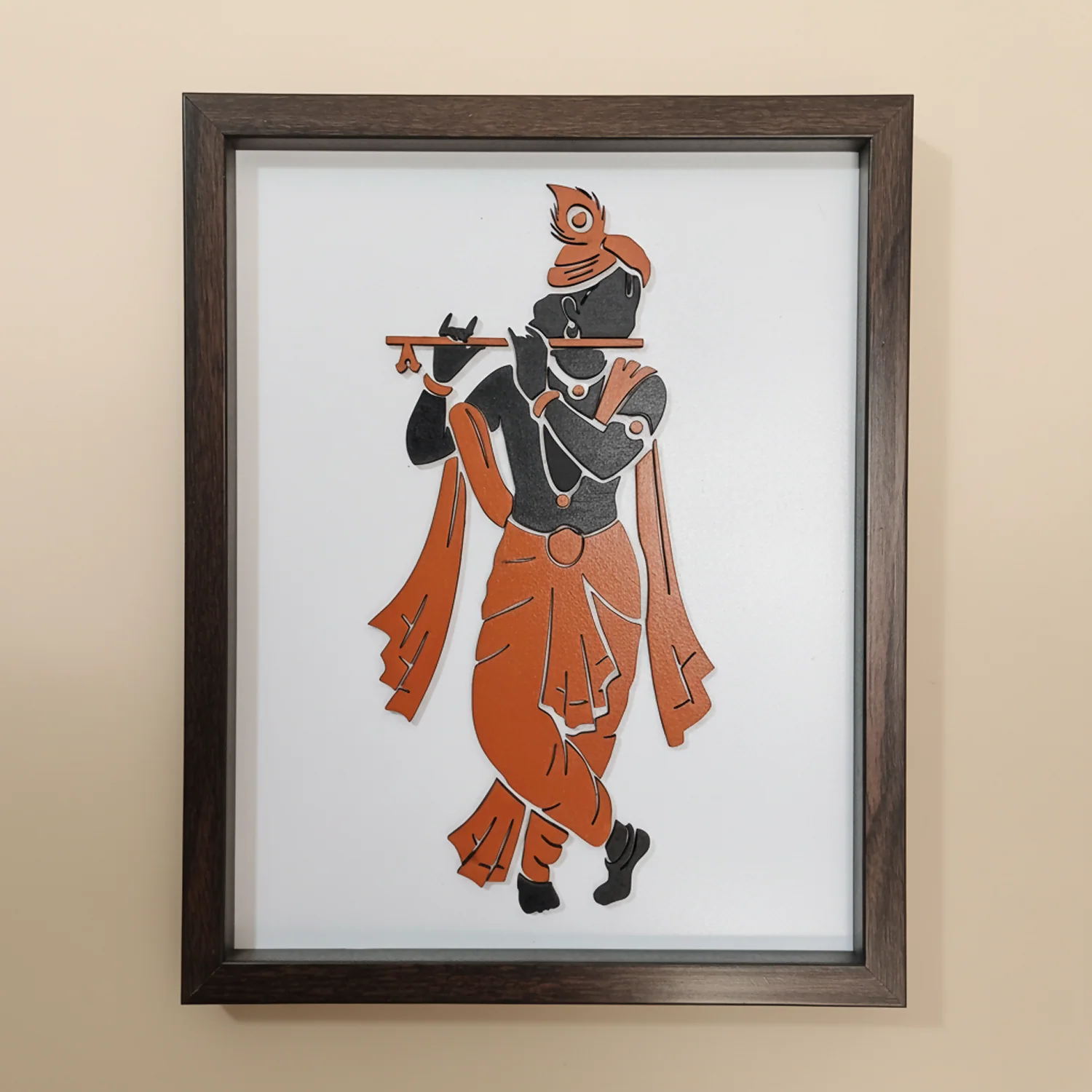 Krishna Wall Art Frame – Elegant Minimalist Spiritual Decor - Image 3