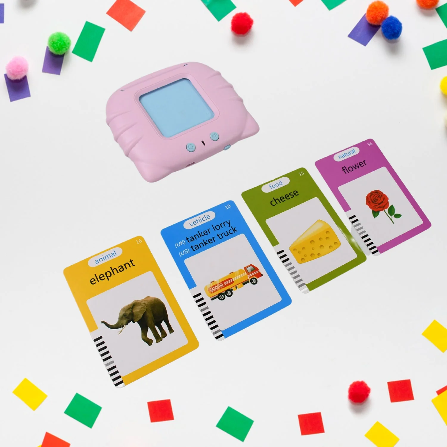Kids Learning Machine – 224 Words Flash Cards | Inventive Play - Image 4