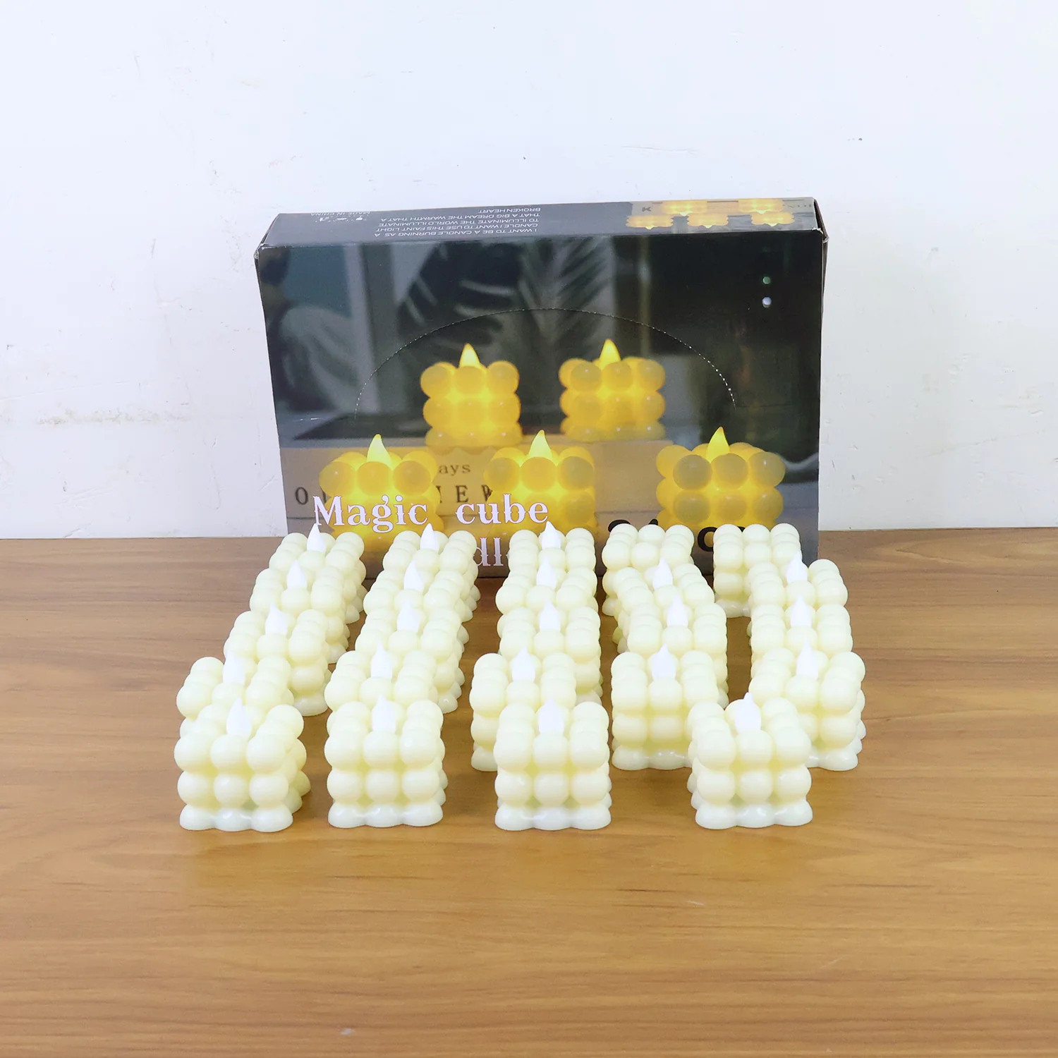 LED Flameless Cube Candles – Set of 24 Decorative Lights - Image 8