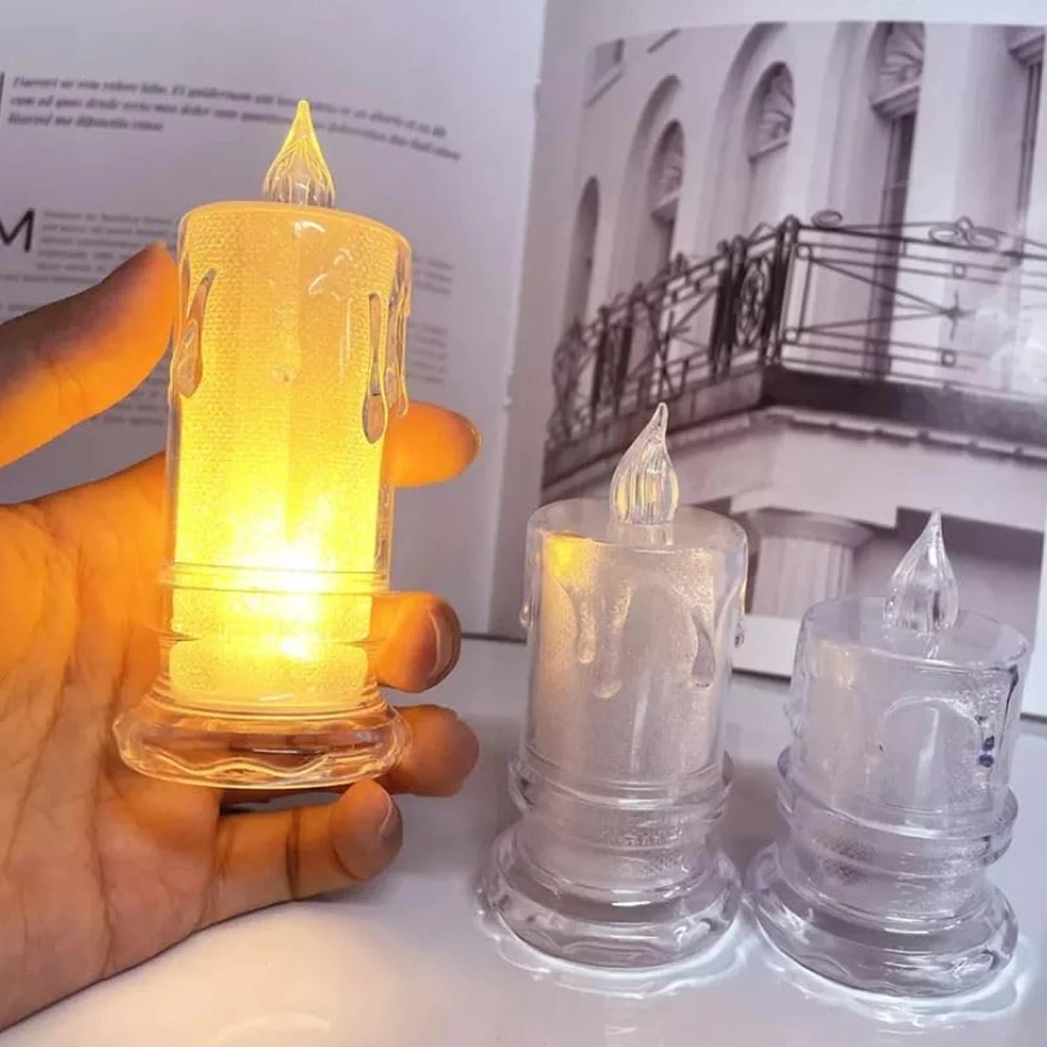 LED Tea Light Candle – Flameless Decor Light | Indo Glow - Image 7